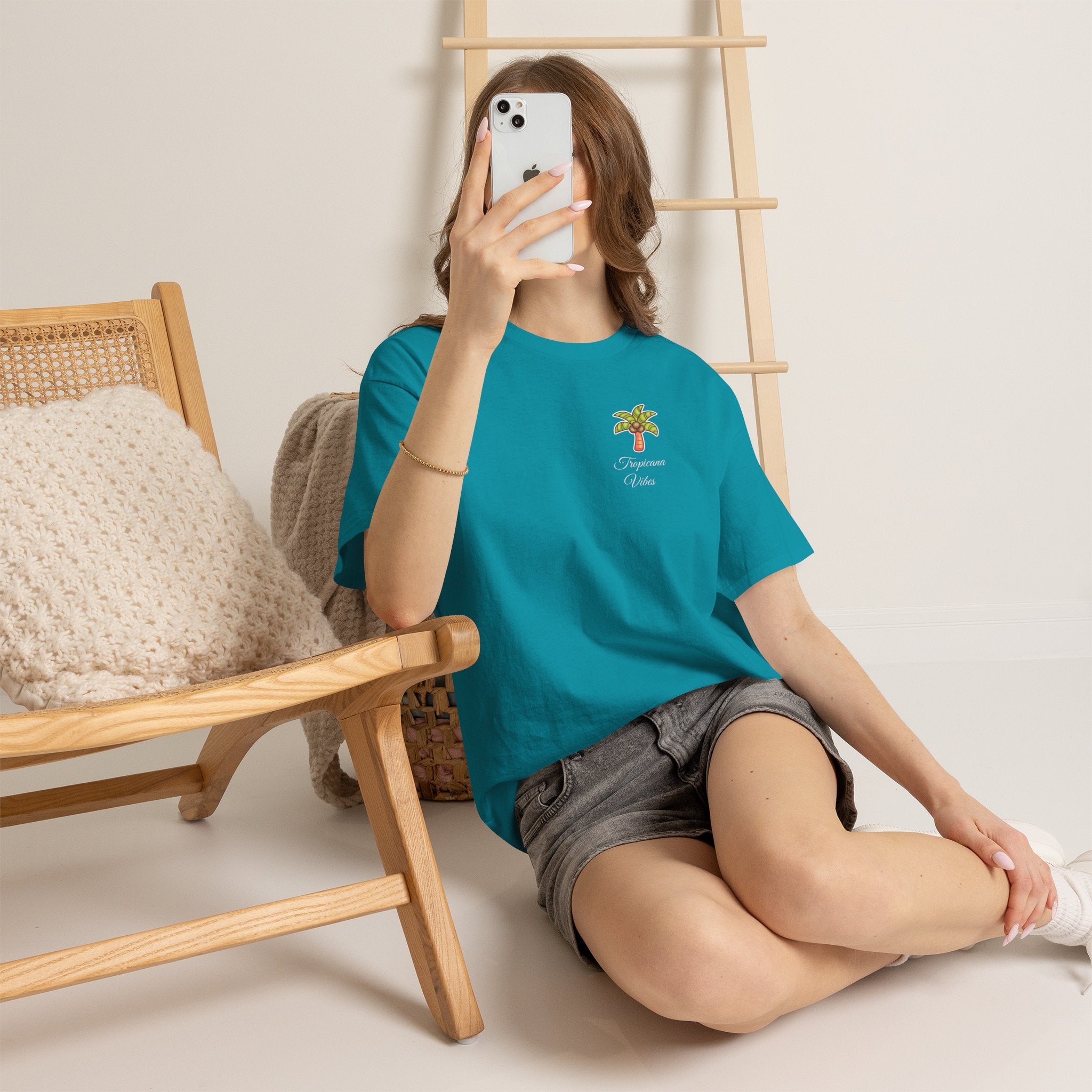 Tropicana Vibes T-Shirt — Tropical Palm Beach Graphic Tee