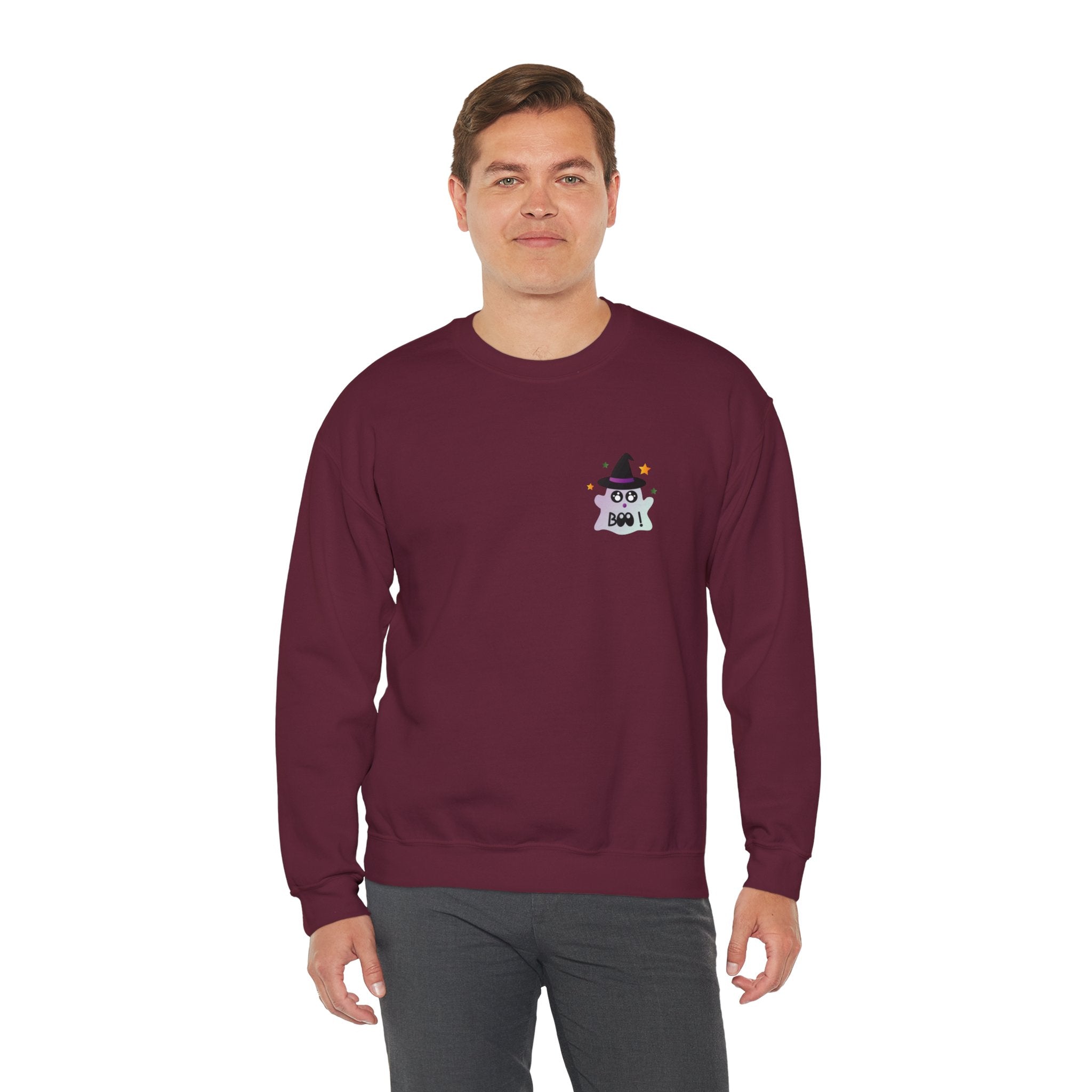 Little Ghost-Witch Unisex Heavy Blend™ Crewneck Sweatshirt