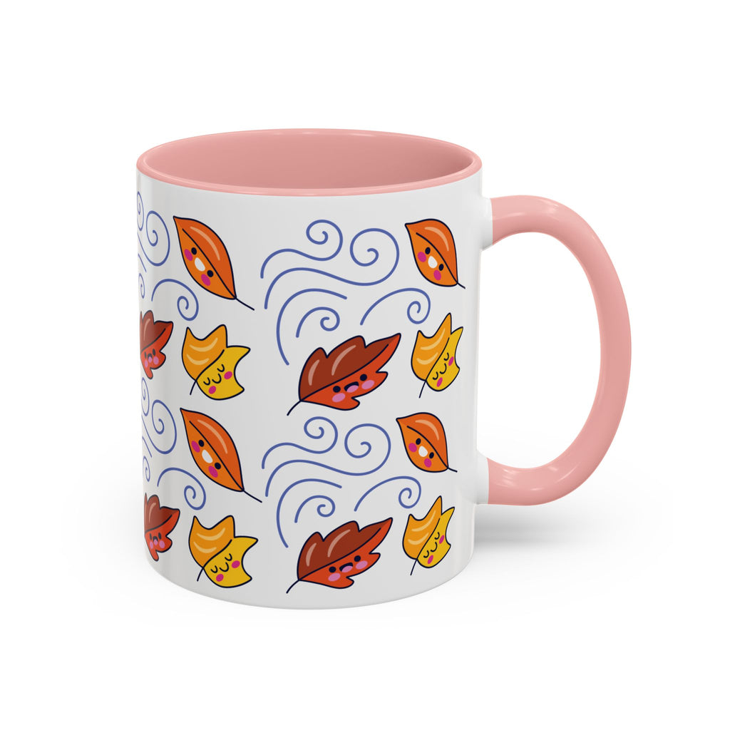 Leaves and Wind Accent Coffee Mug (11, 15oz)