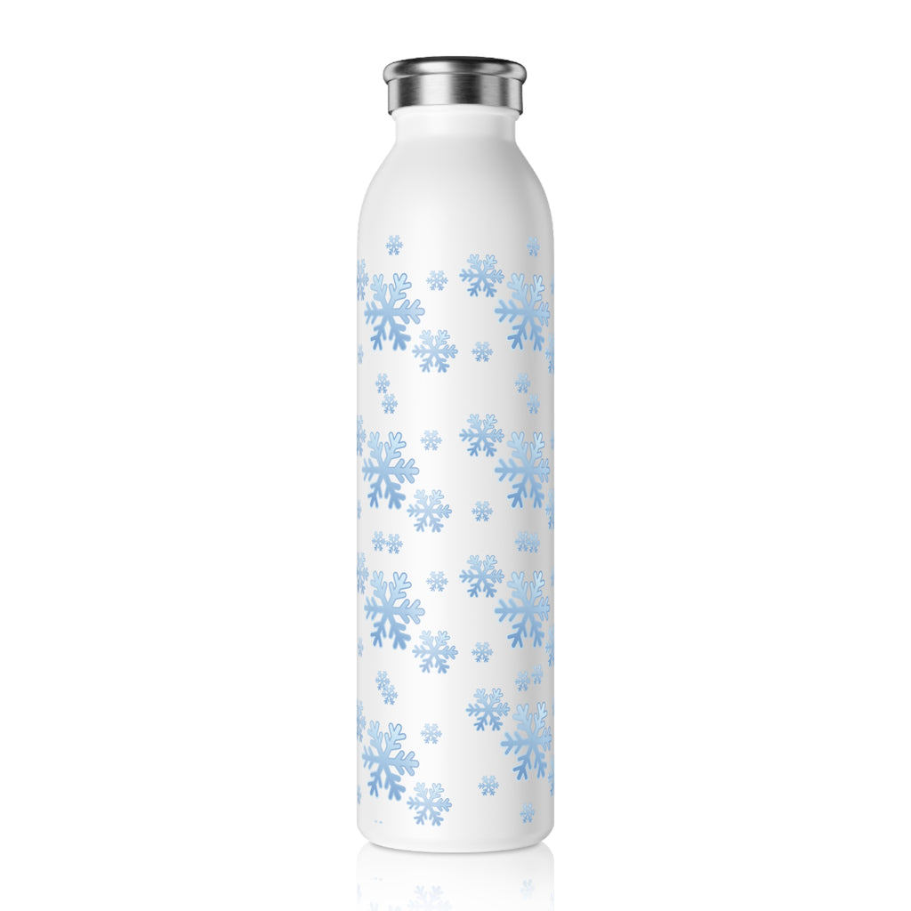 Snowflake Slim Water Bottle