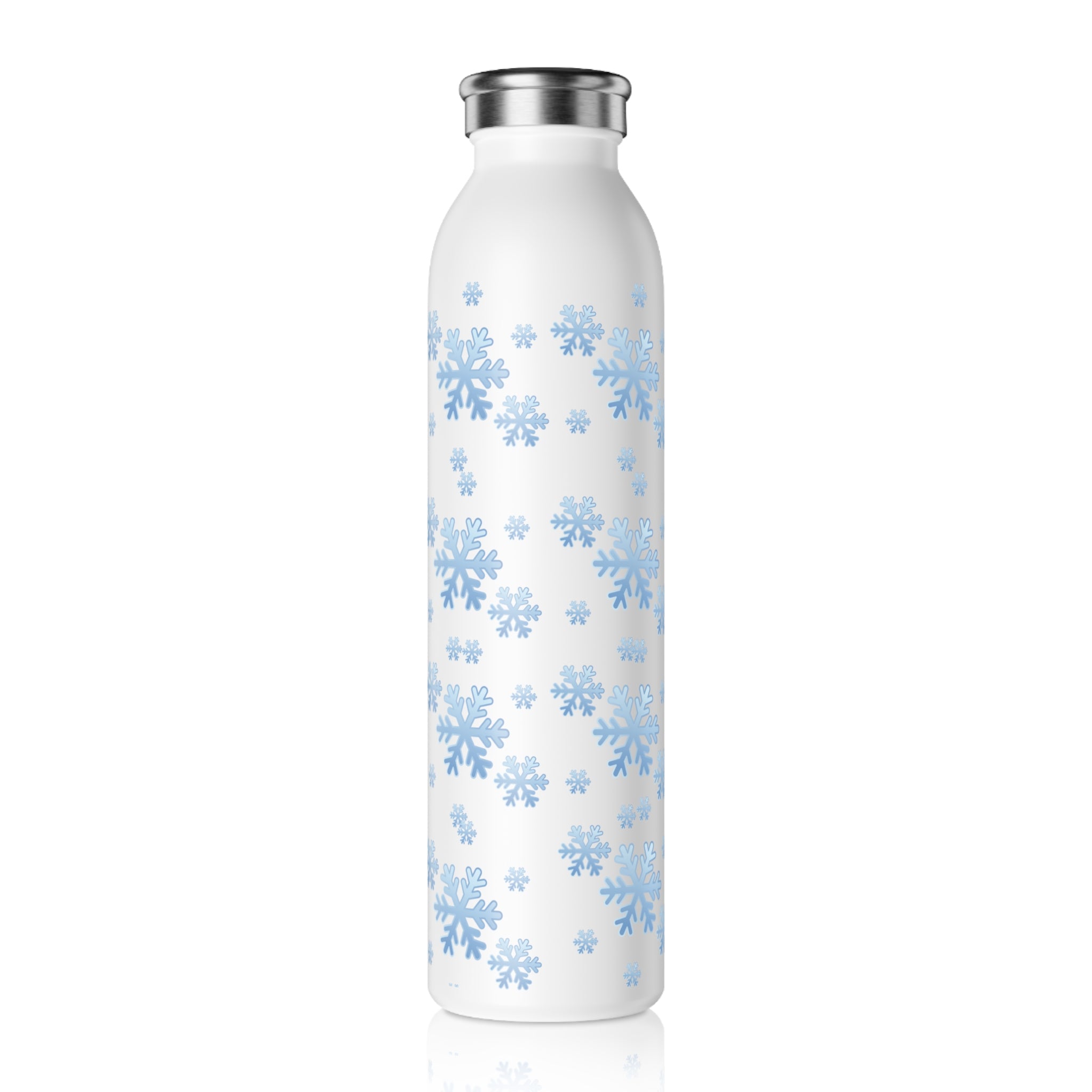 Snowflake Slim Water Bottle