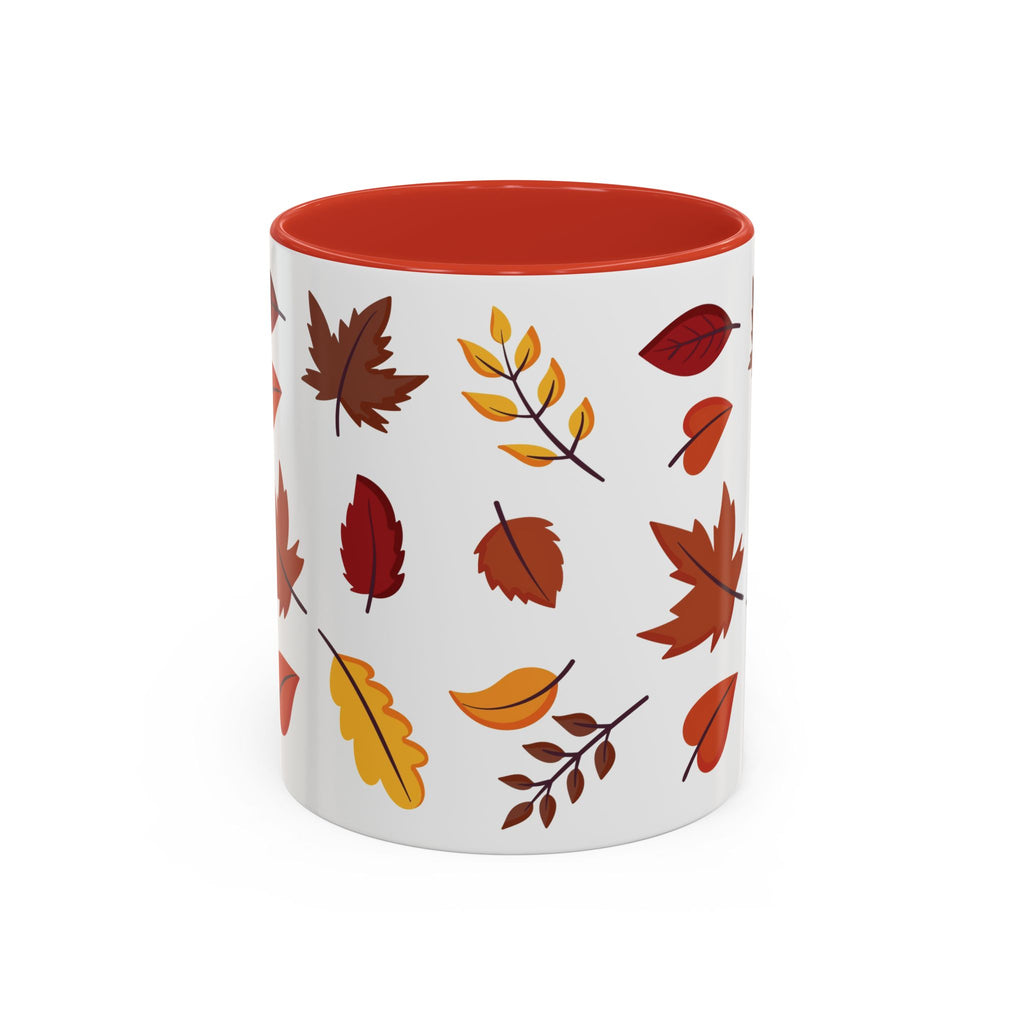 Autumn Leaves Accent Coffee Mug (11, 15oz)