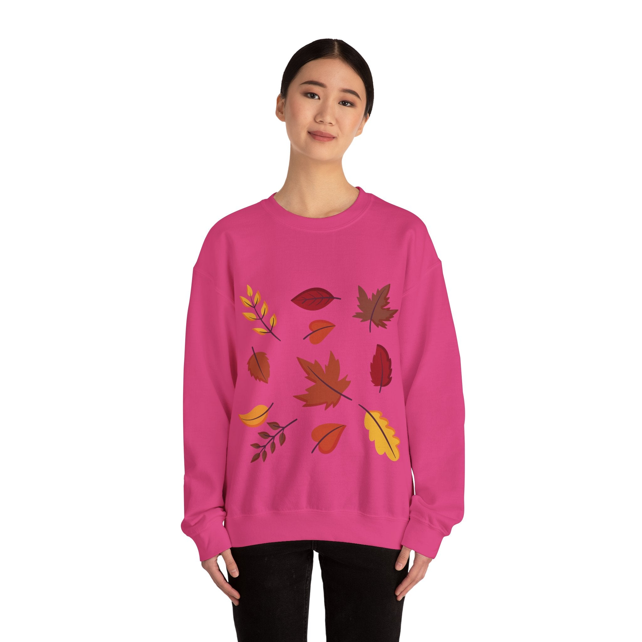Autumn Leaves Unisex Heavy Blend™ Crewneck Sweatshirt