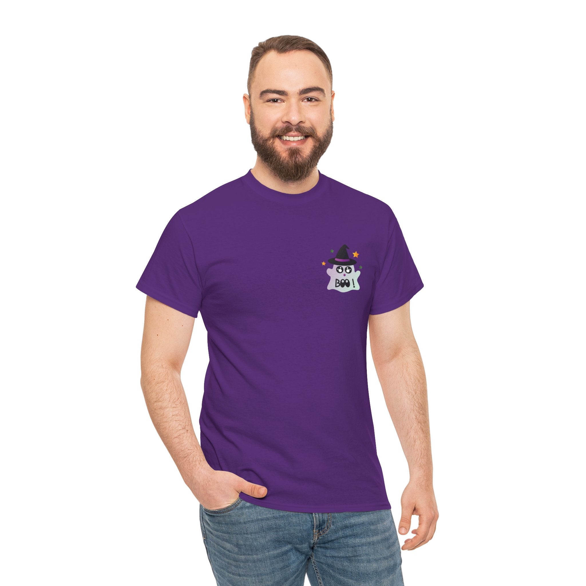 Little Ghost-Witch Unisex Heavy Cotton Tee