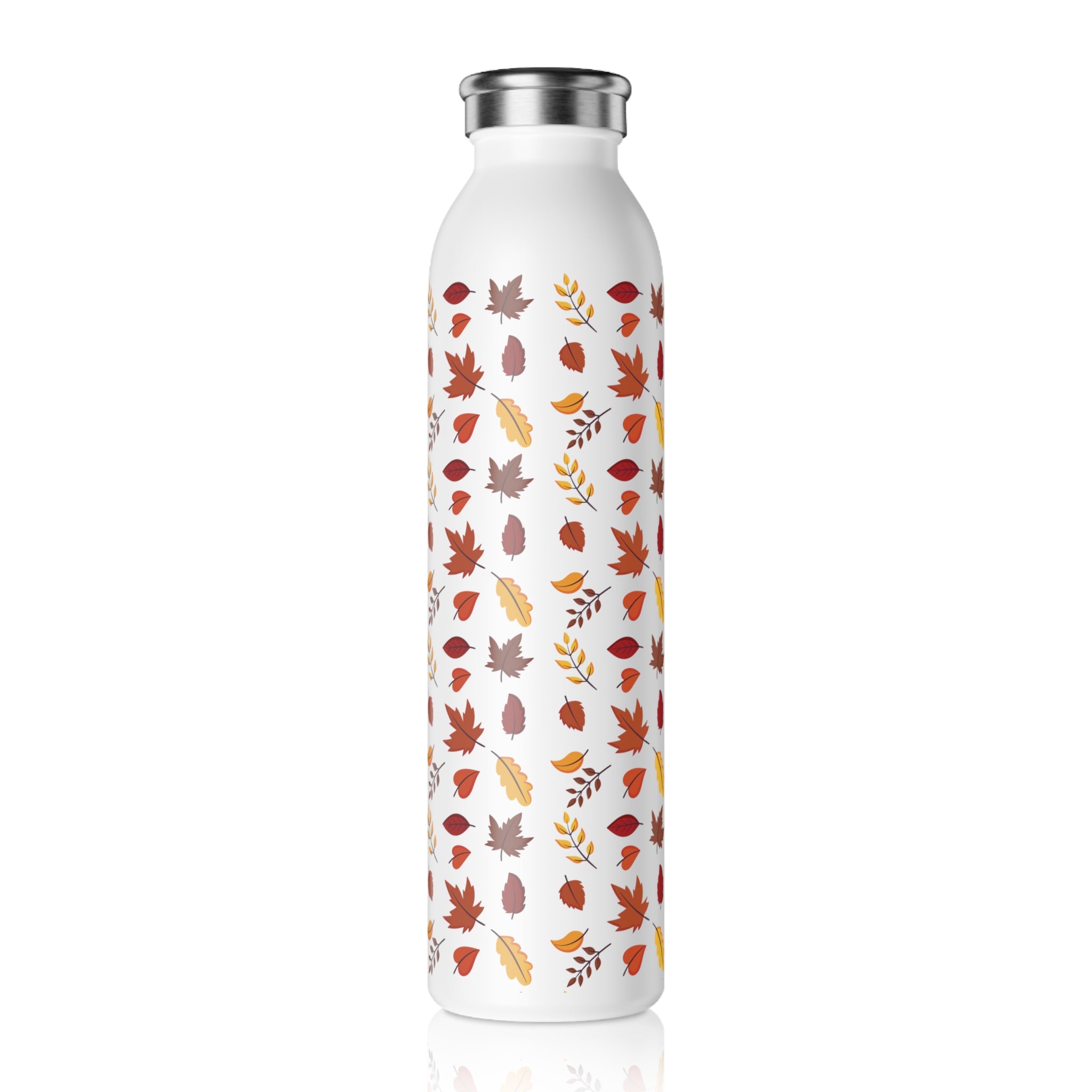 Autumn Leaves Slim Water Bottle