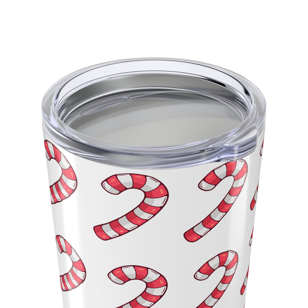 Candy Cane Pattern Tumbler