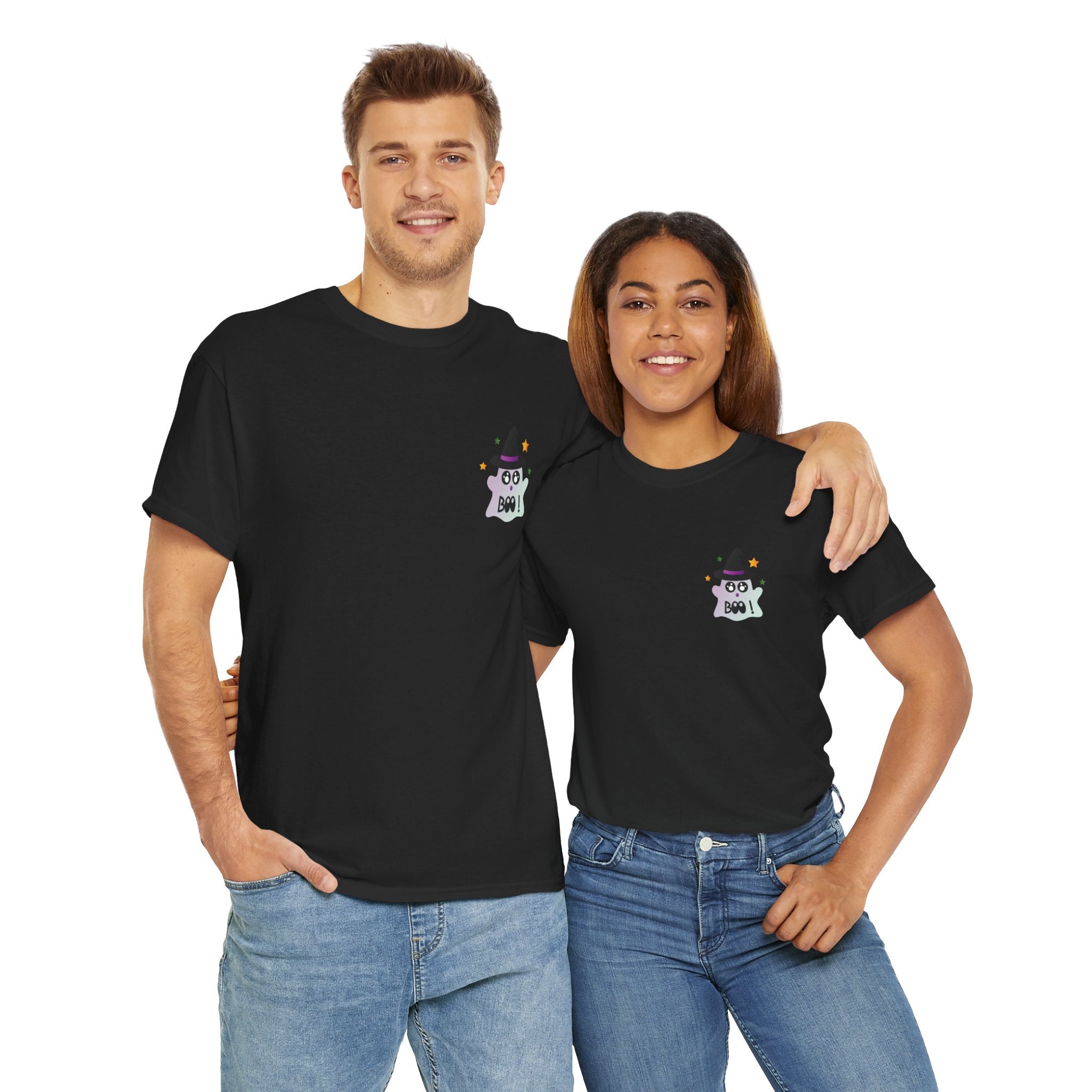Little Ghost-Witch Unisex Heavy Cotton Tee