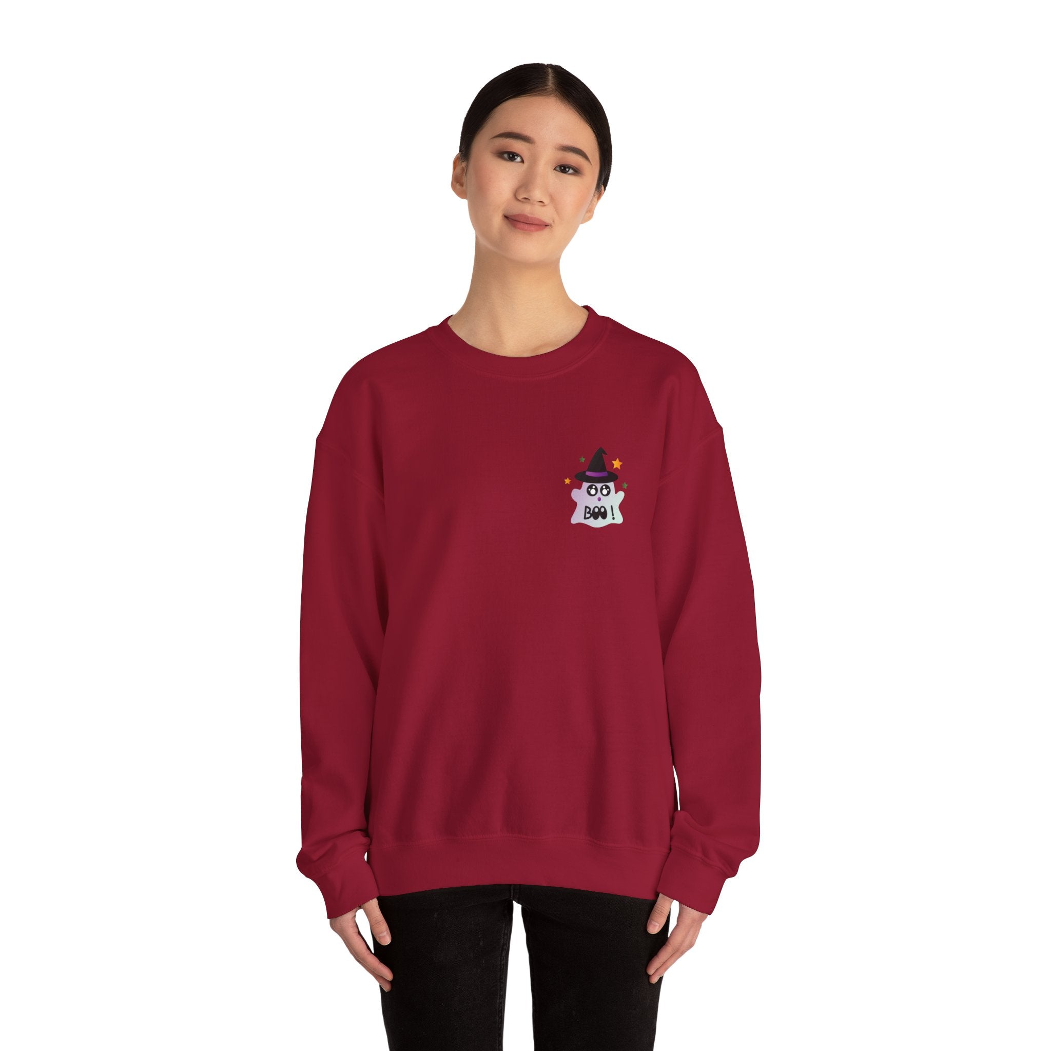 Little Ghost-Witch Unisex Heavy Blend™ Crewneck Sweatshirt
