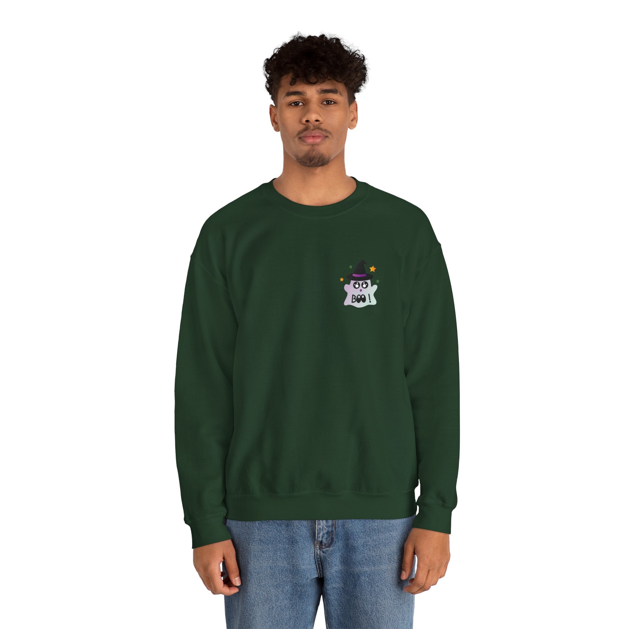 Little Ghost-Witch Unisex Heavy Blend™ Crewneck Sweatshirt