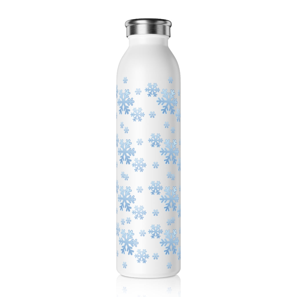 Snowflake Slim Water Bottle