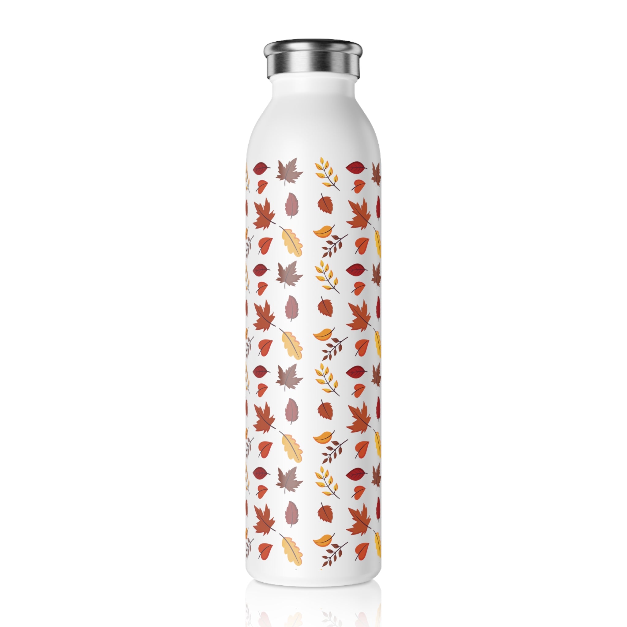 Autumn Leaves Slim Water Bottle