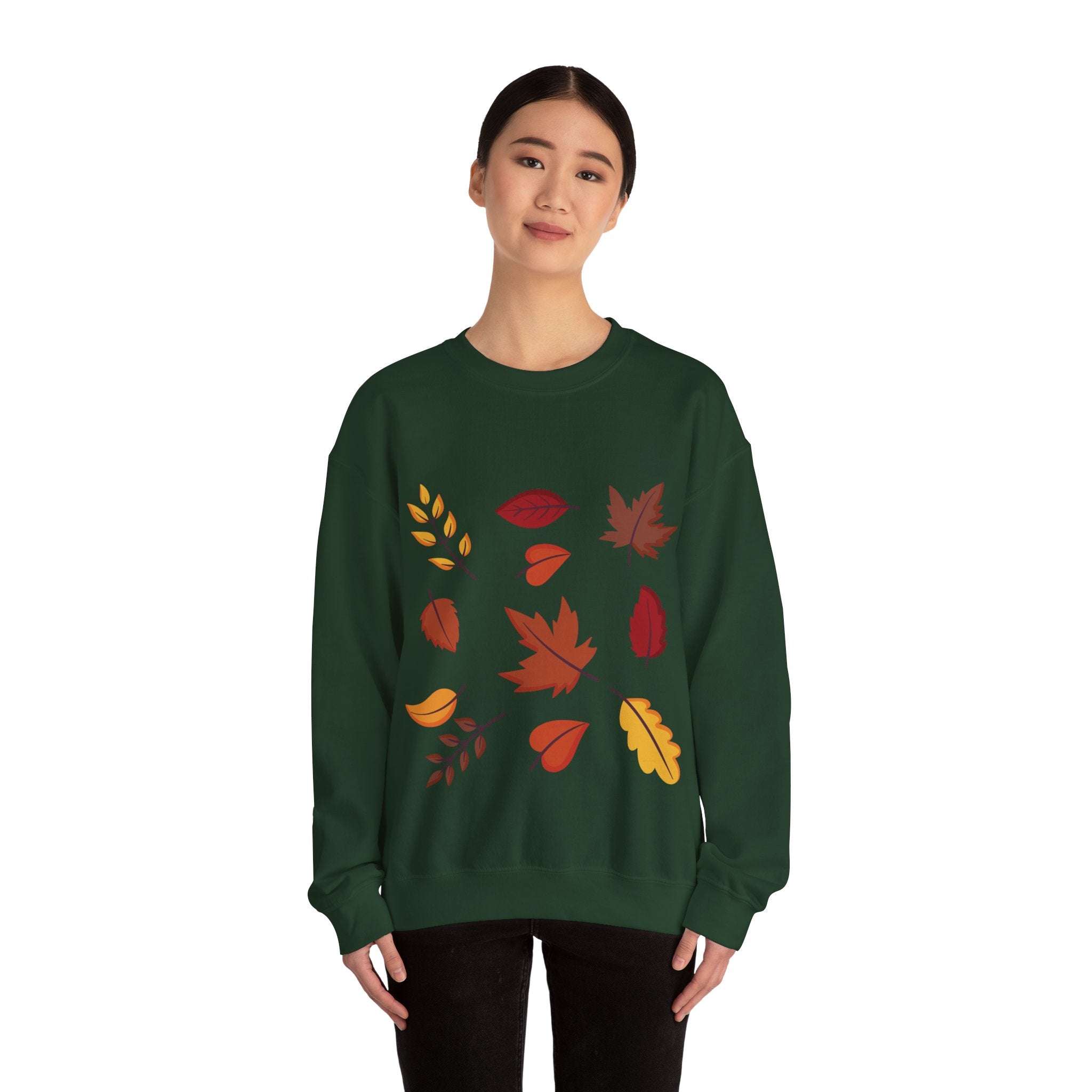 Autumn Leaves Unisex Heavy Blend™ Crewneck Sweatshirt
