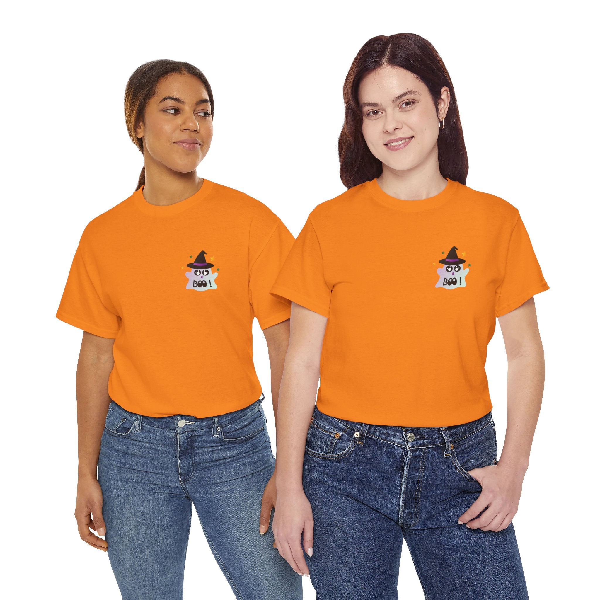 Little Ghost-Witch Unisex Heavy Cotton Tee