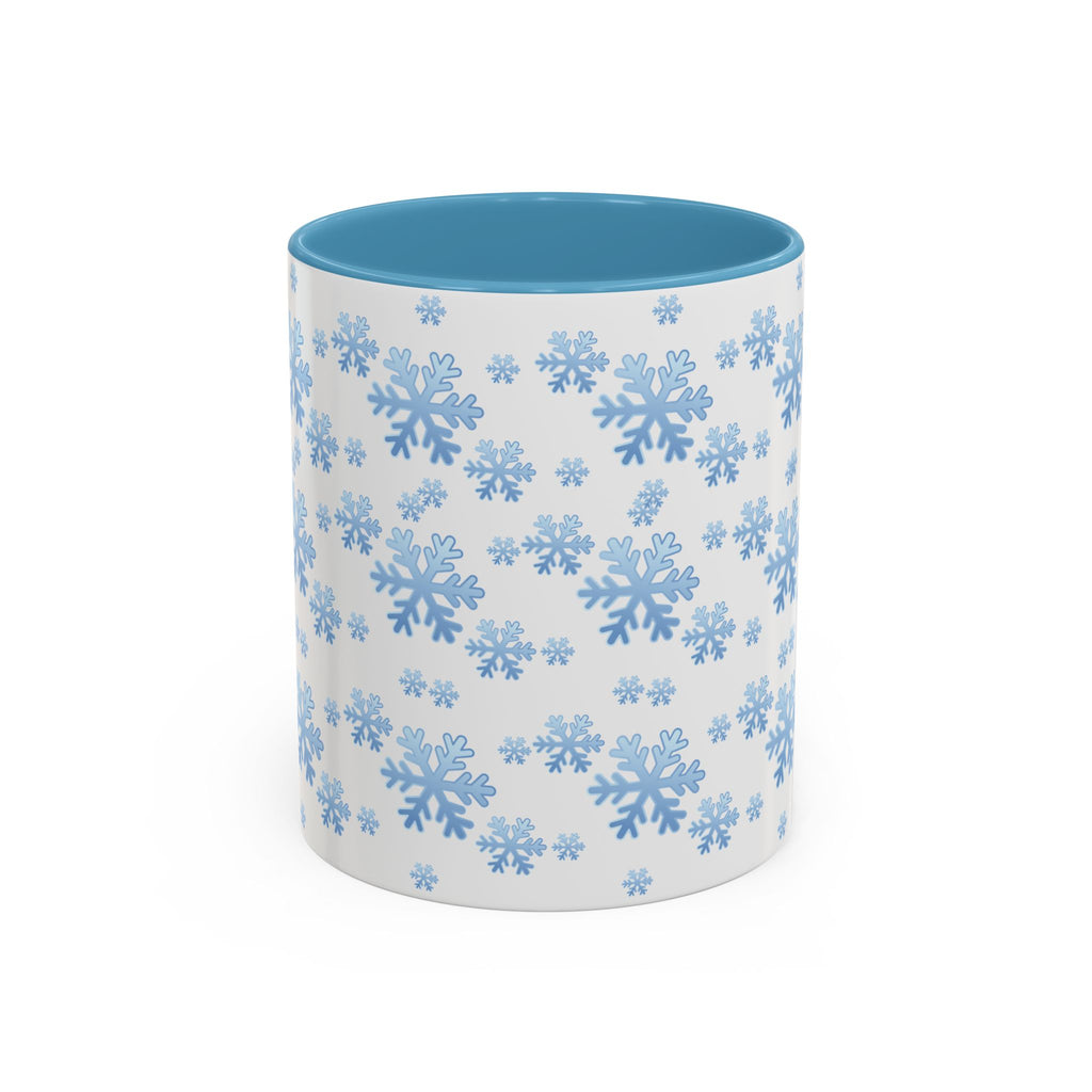 Snowflake Accent Coffee Mug , 11/15oz