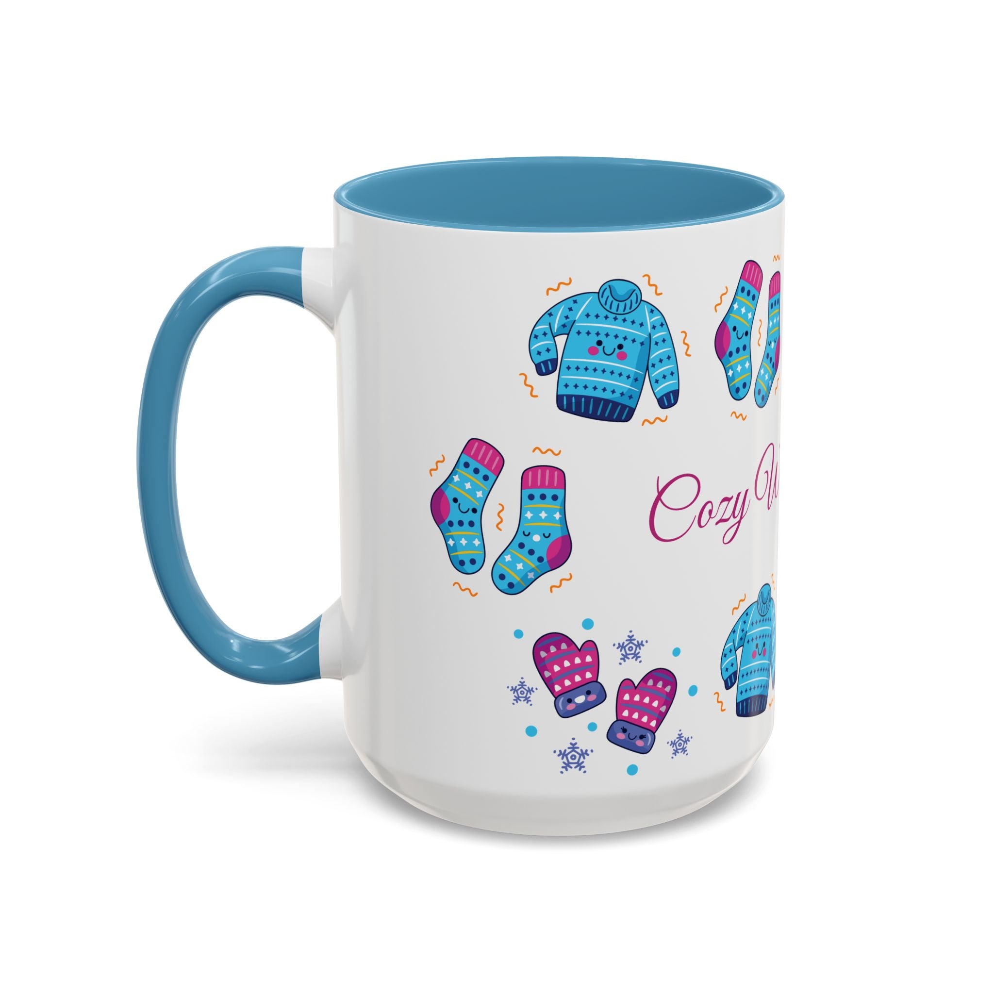 Cozy Winter Vibes Accent Coffee Mug — 11/15oz