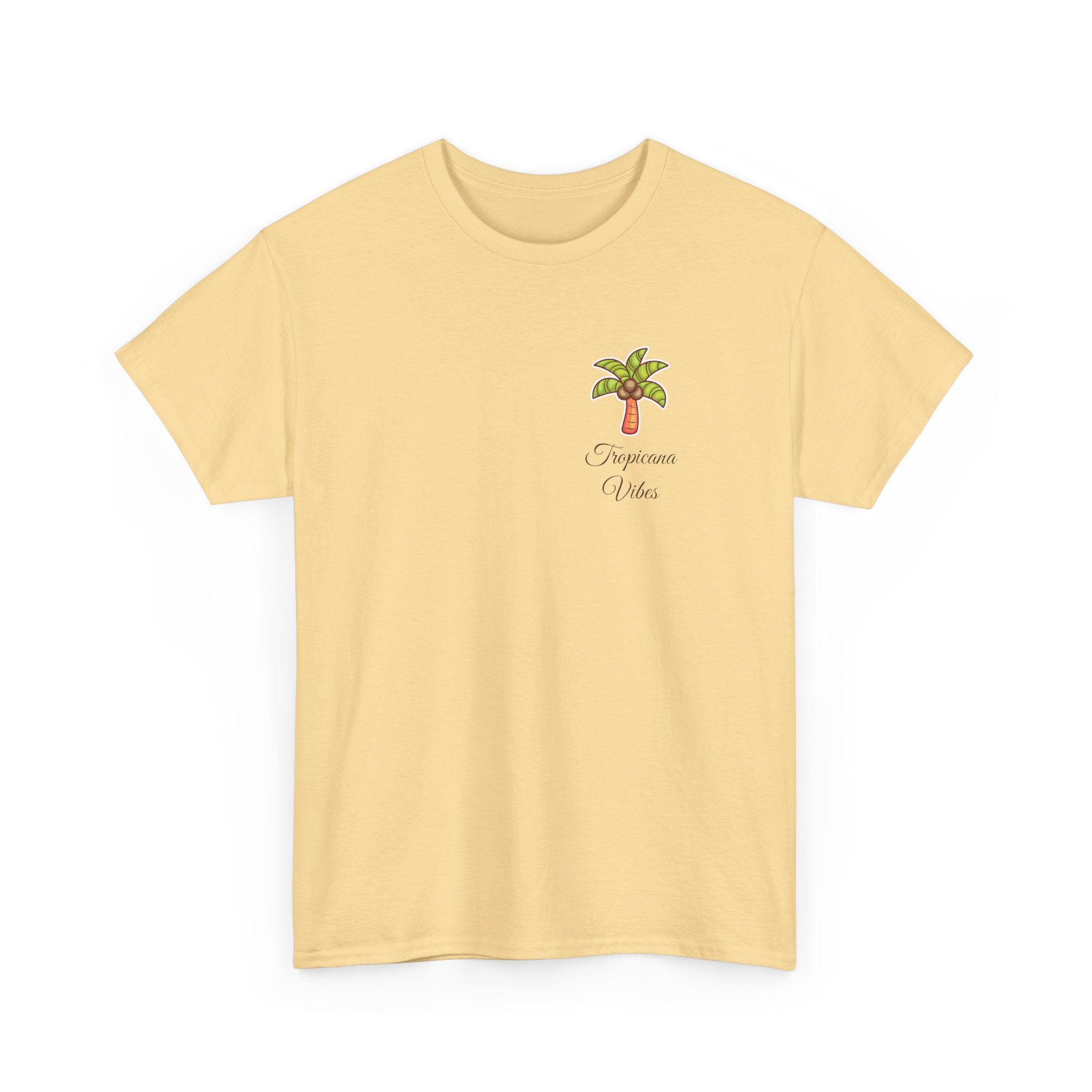 Tropicana Vibes T-Shirt — Tropical Palm Beach Graphic Tee