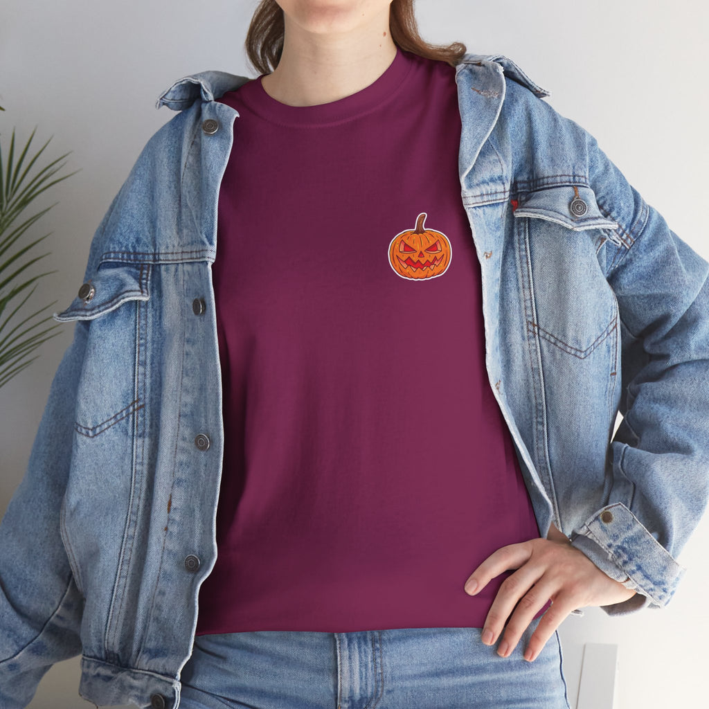 Spooky Pumpkin Unisex Heavy Cotton Tee