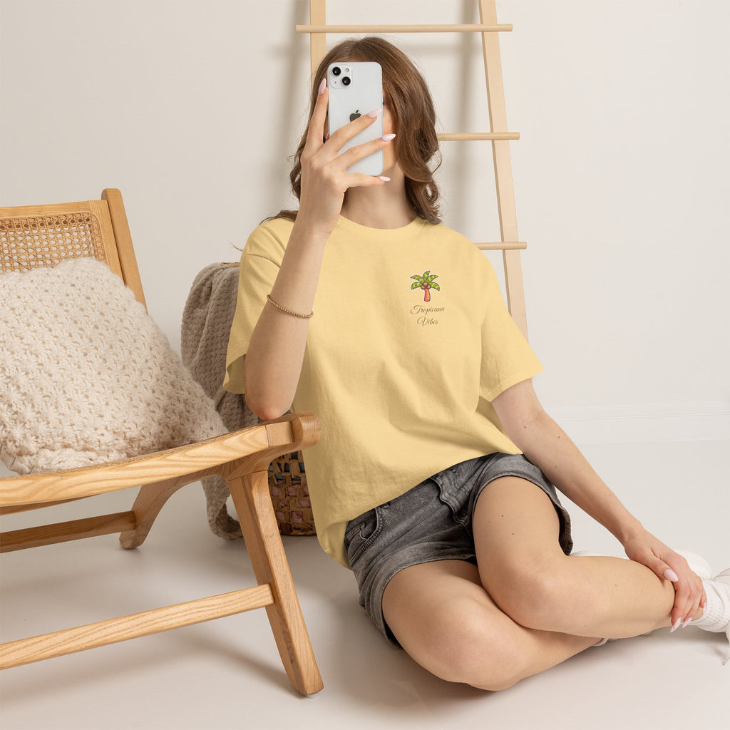 Tropicana Vibes T-Shirt — Tropical Palm Beach Graphic Tee