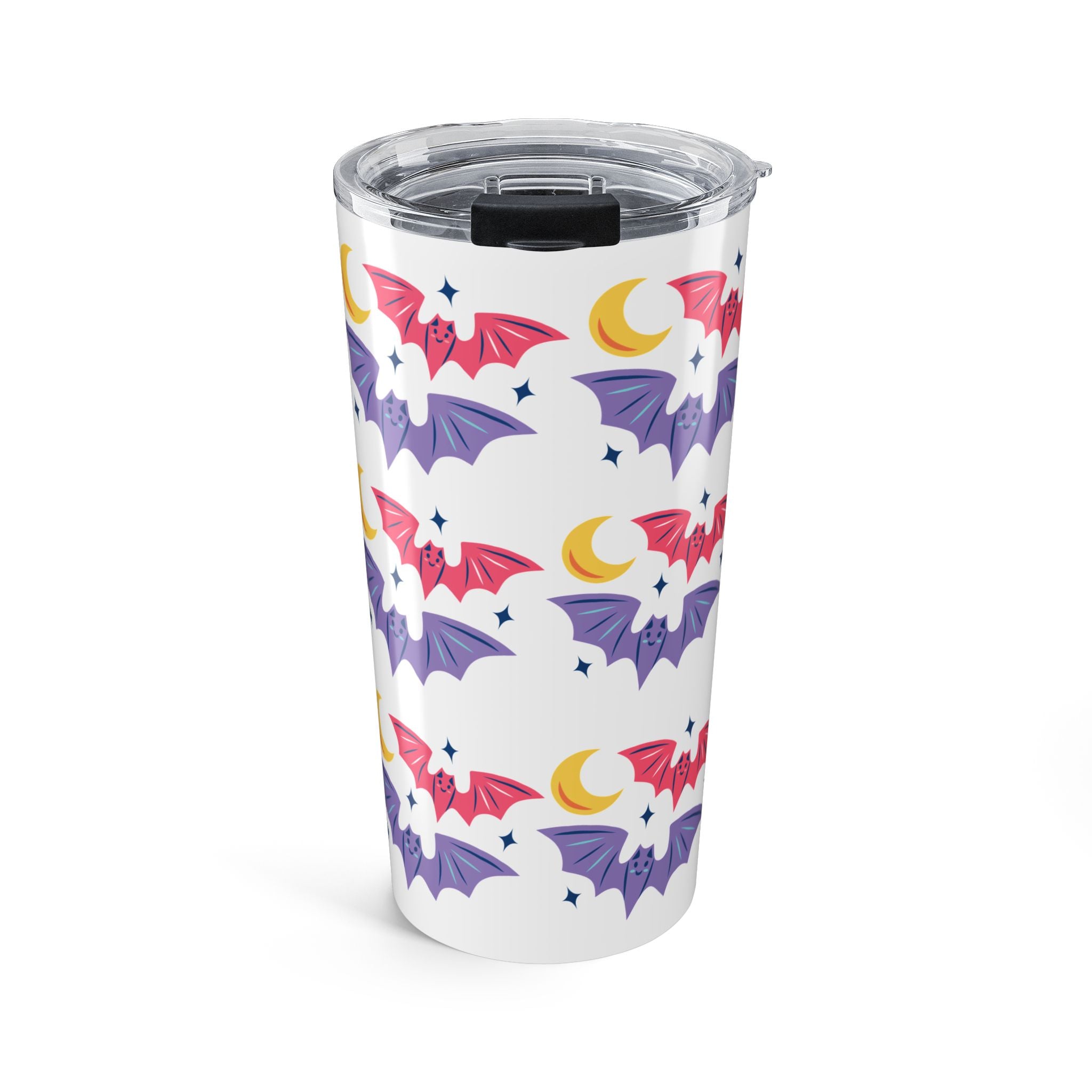 Cute Bats With Crescent Moon Tumbler