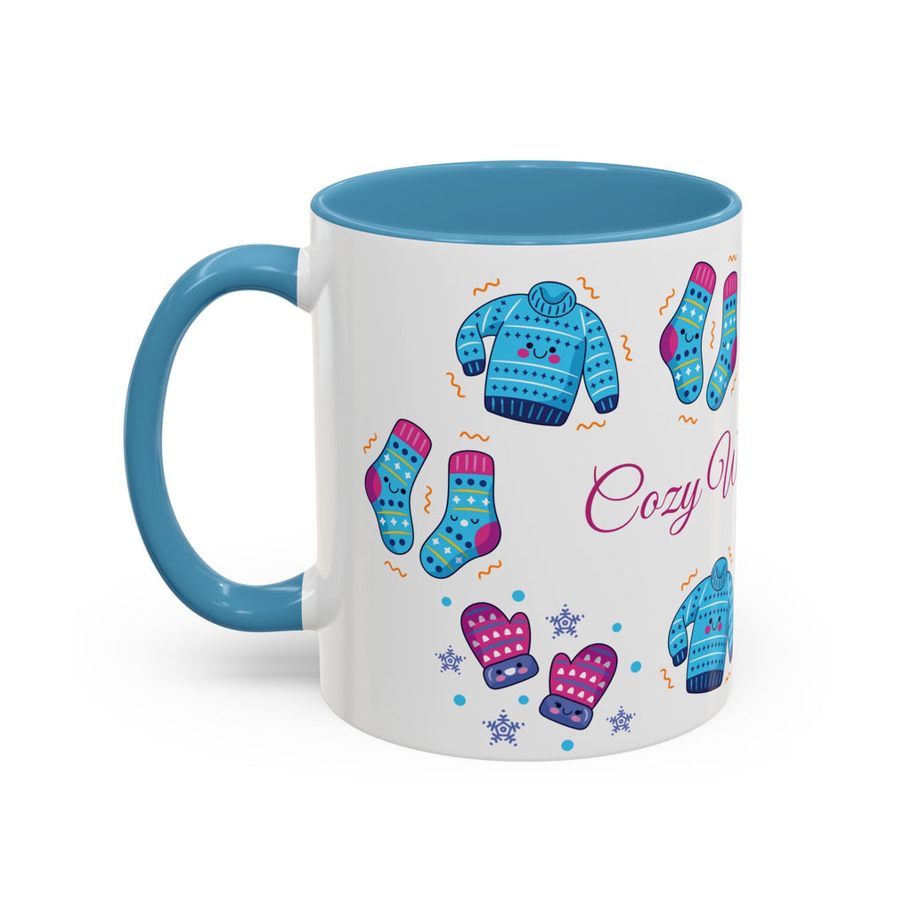 Cozy Winter Vibes Accent Coffee Mug — 11/15oz