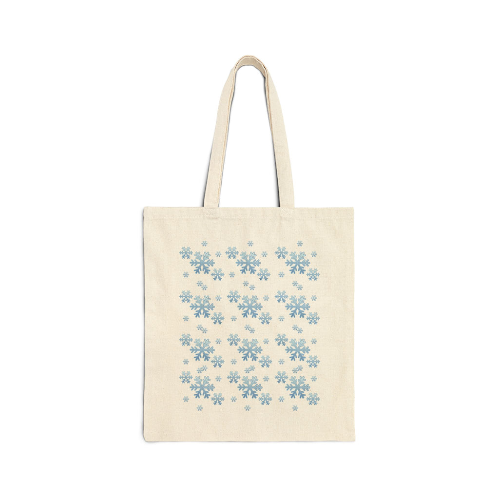 Snowflake Cotton Tote Bag
