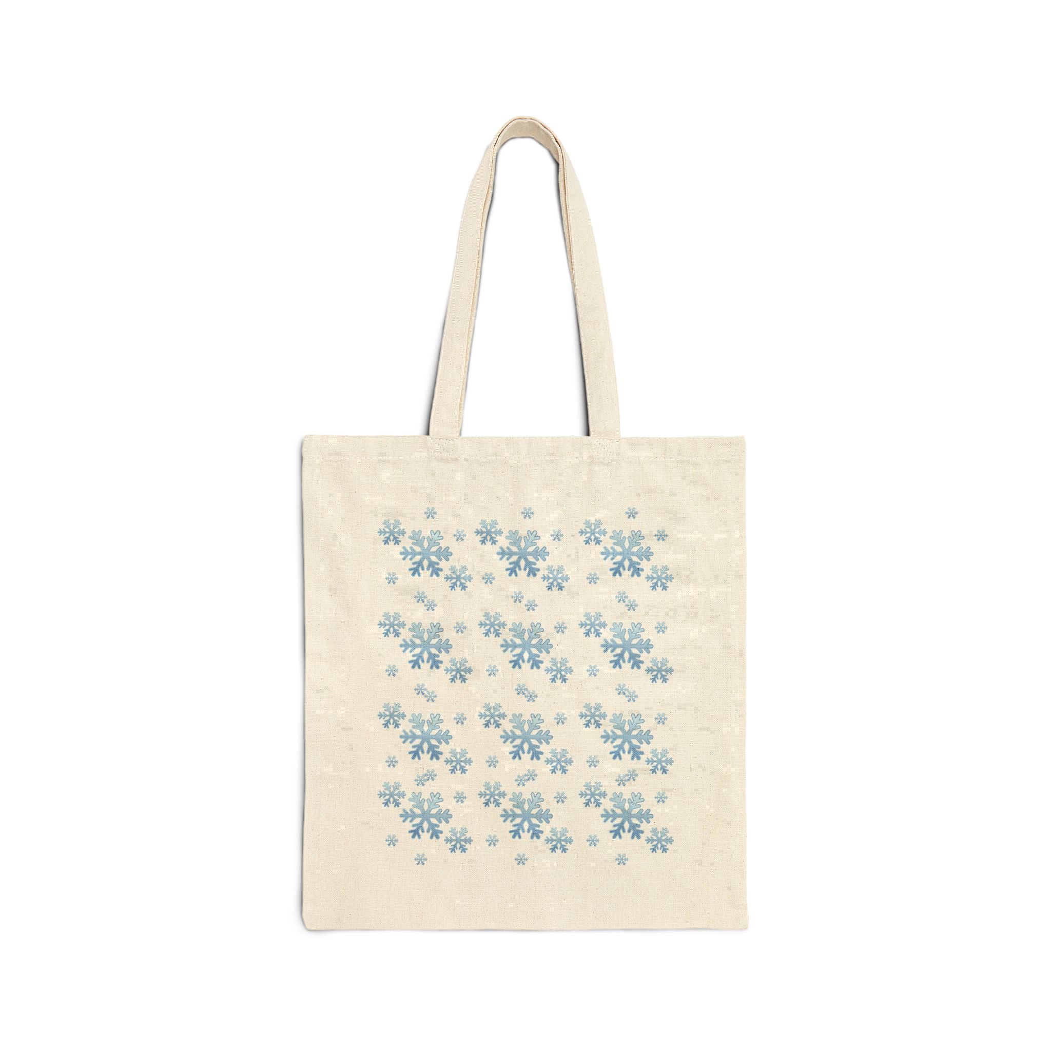 Snowflake Cotton Tote Bag
