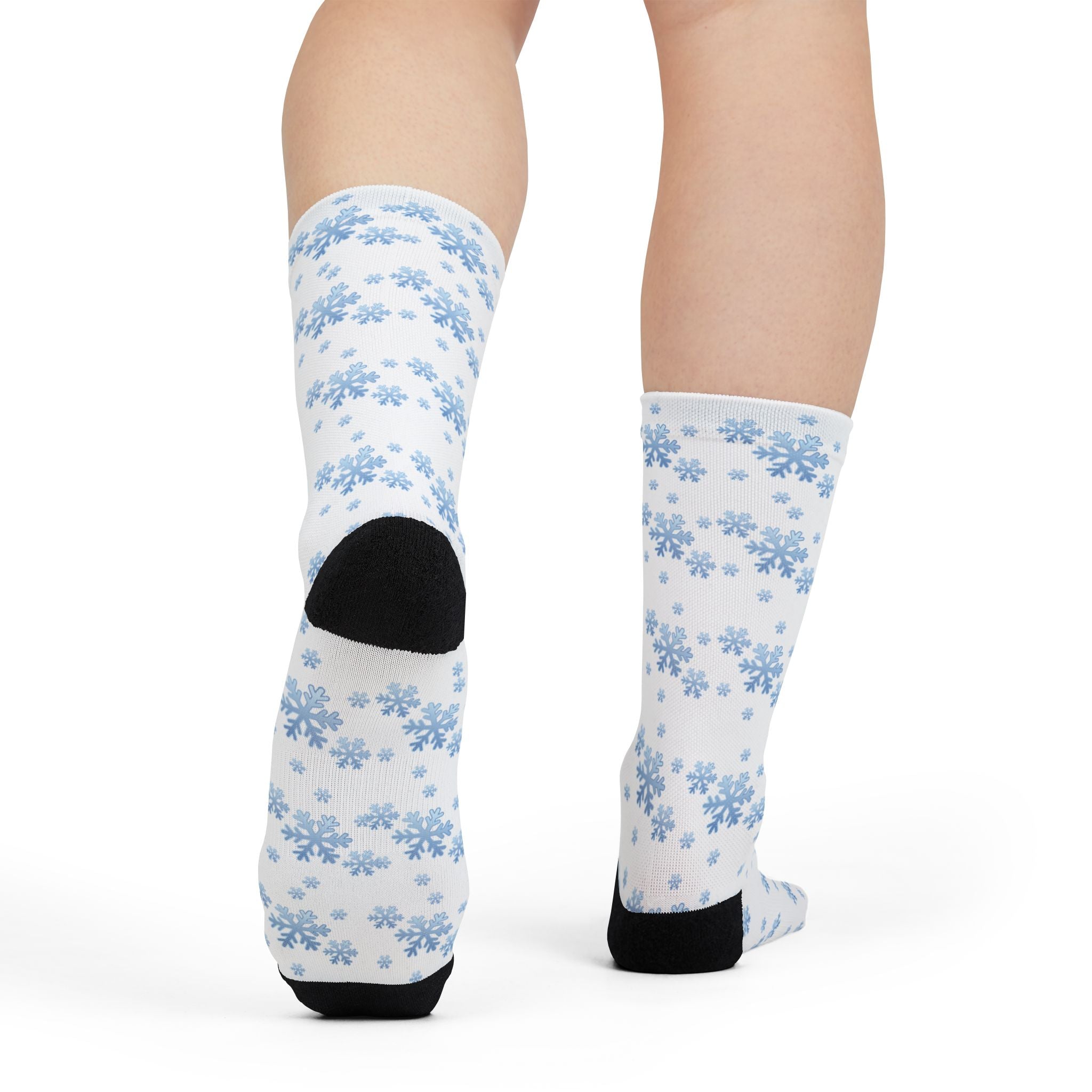 Snowflake Sublimation Crew Socks