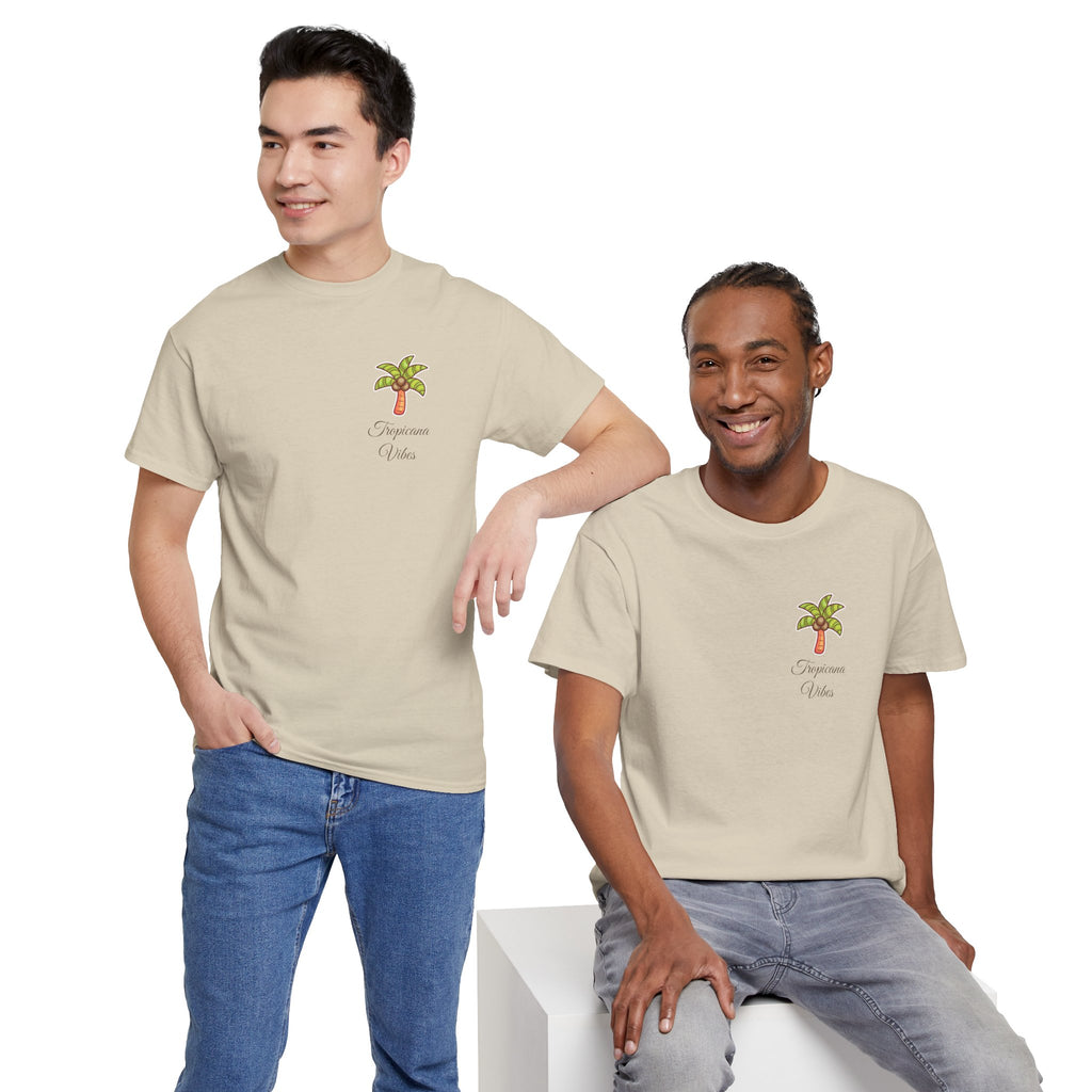 Tropicana Vibes T-Shirt — Tropical Palm Beach Graphic Tee