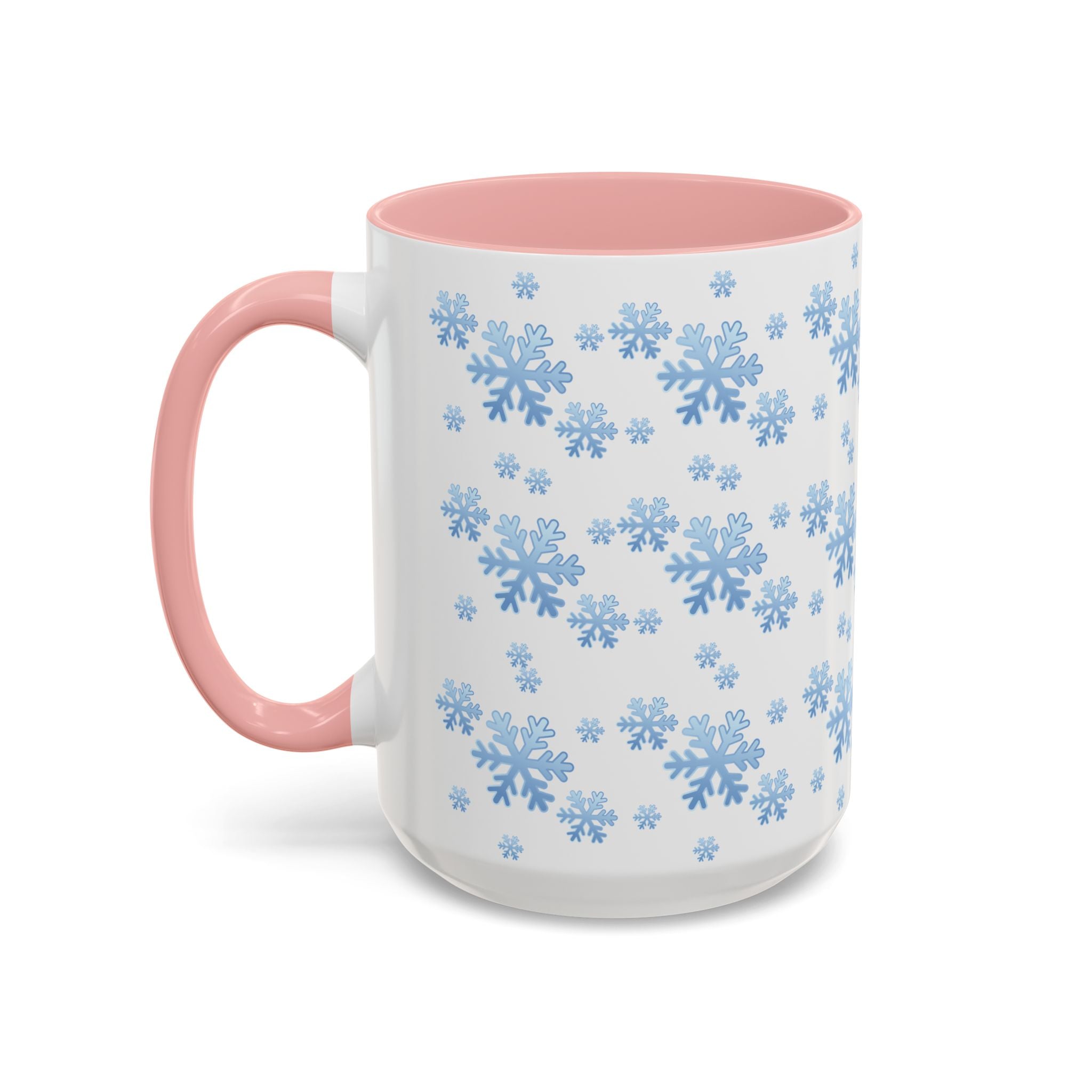 Snowflake Accent Coffee Mug , 11/15oz
