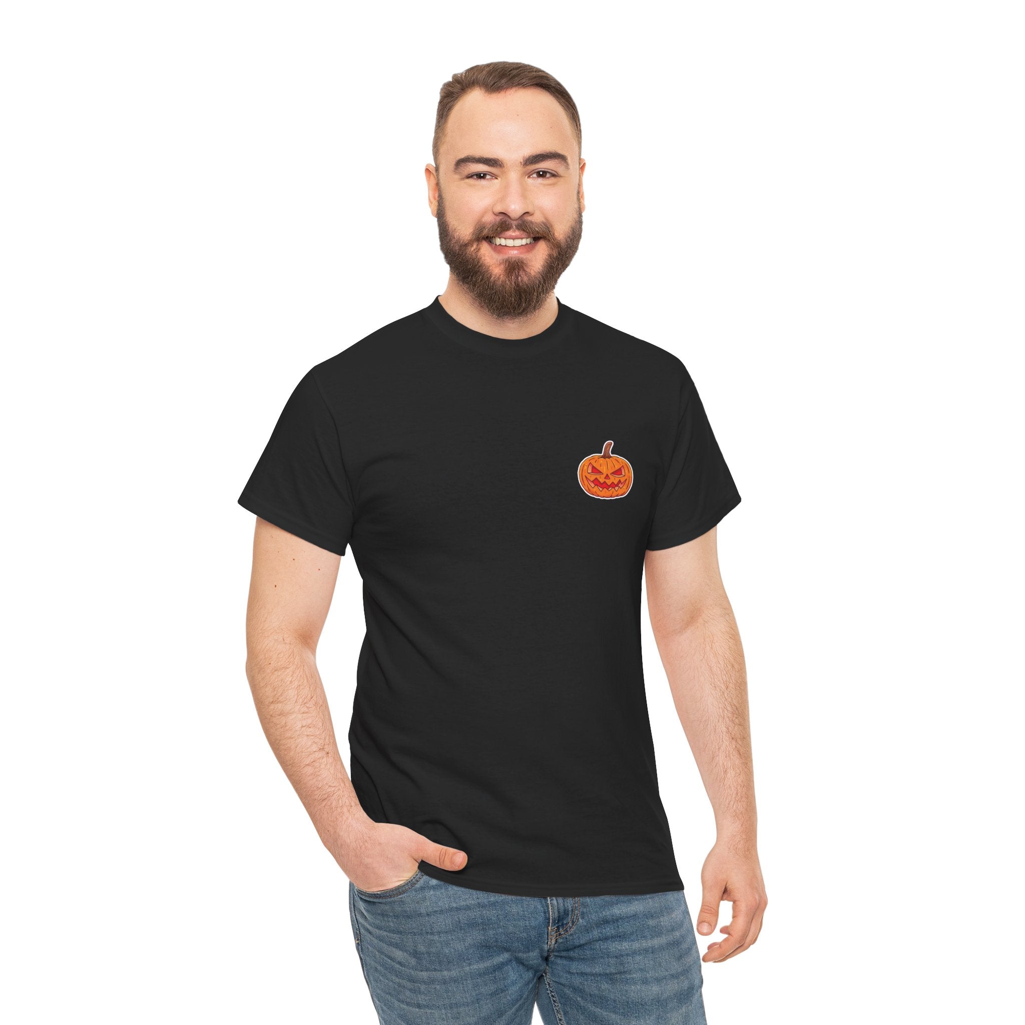 Spooky Pumpkin Unisex Heavy Cotton Tee