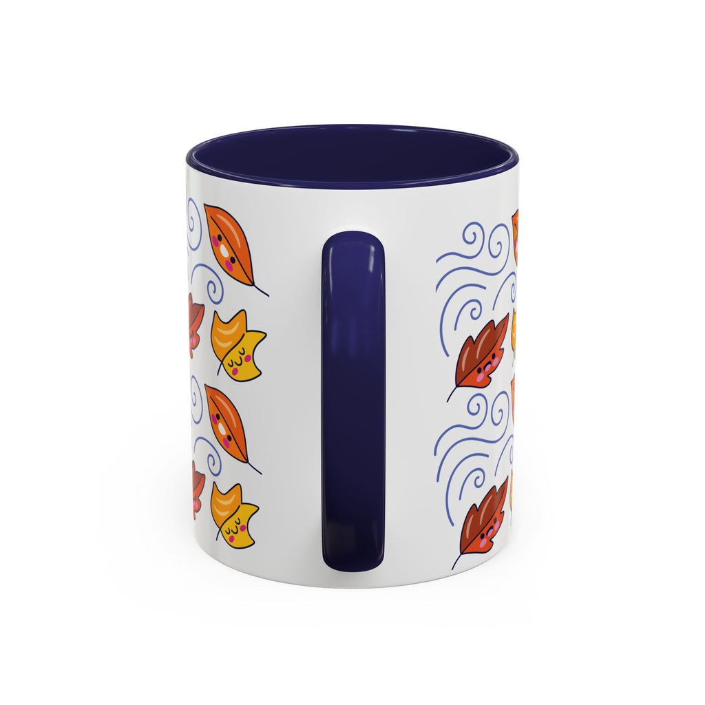 Leaves and Wind Accent Coffee Mug (11, 15oz)