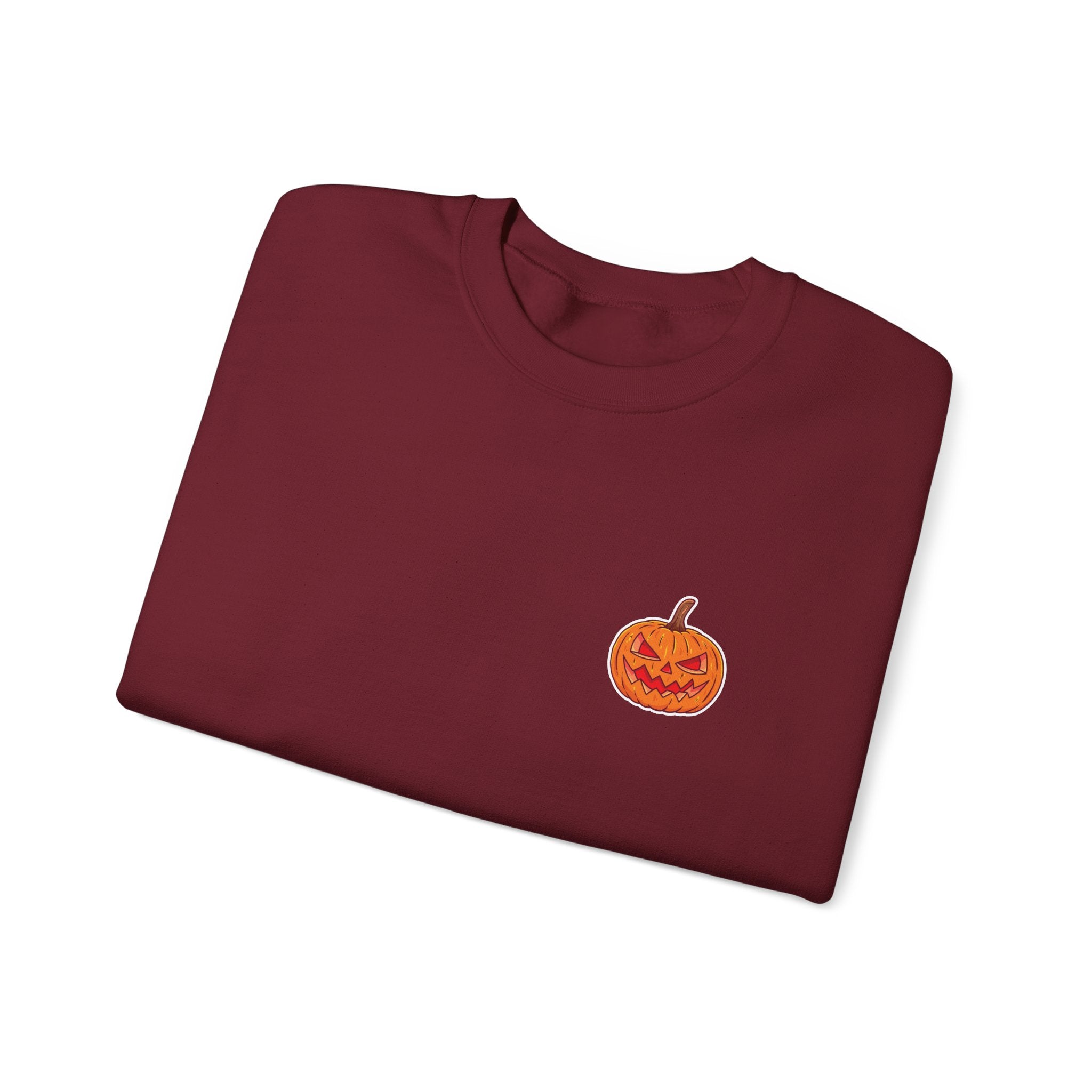 Spooky Pumpkin Unisex Heavy Blend™ Crewneck Sweatshirt
