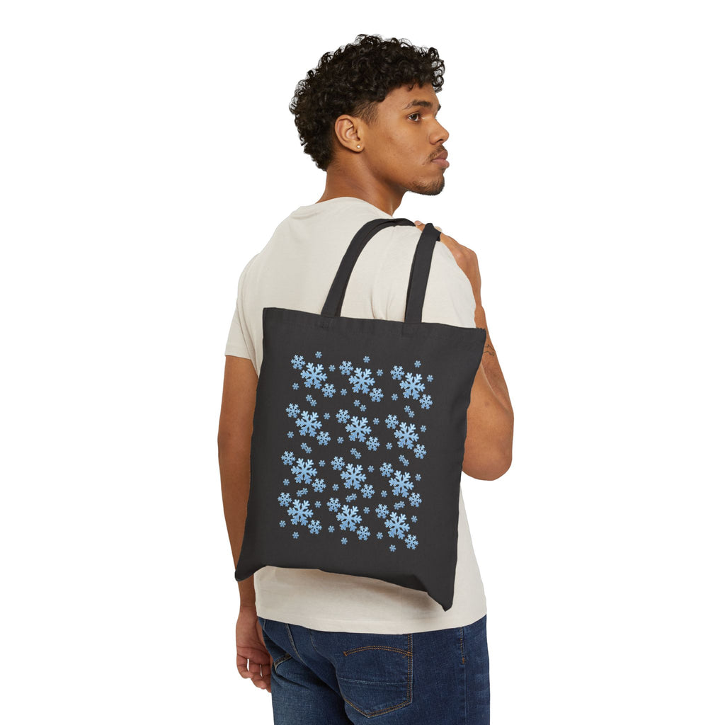 Snowflake Cotton Tote Bag