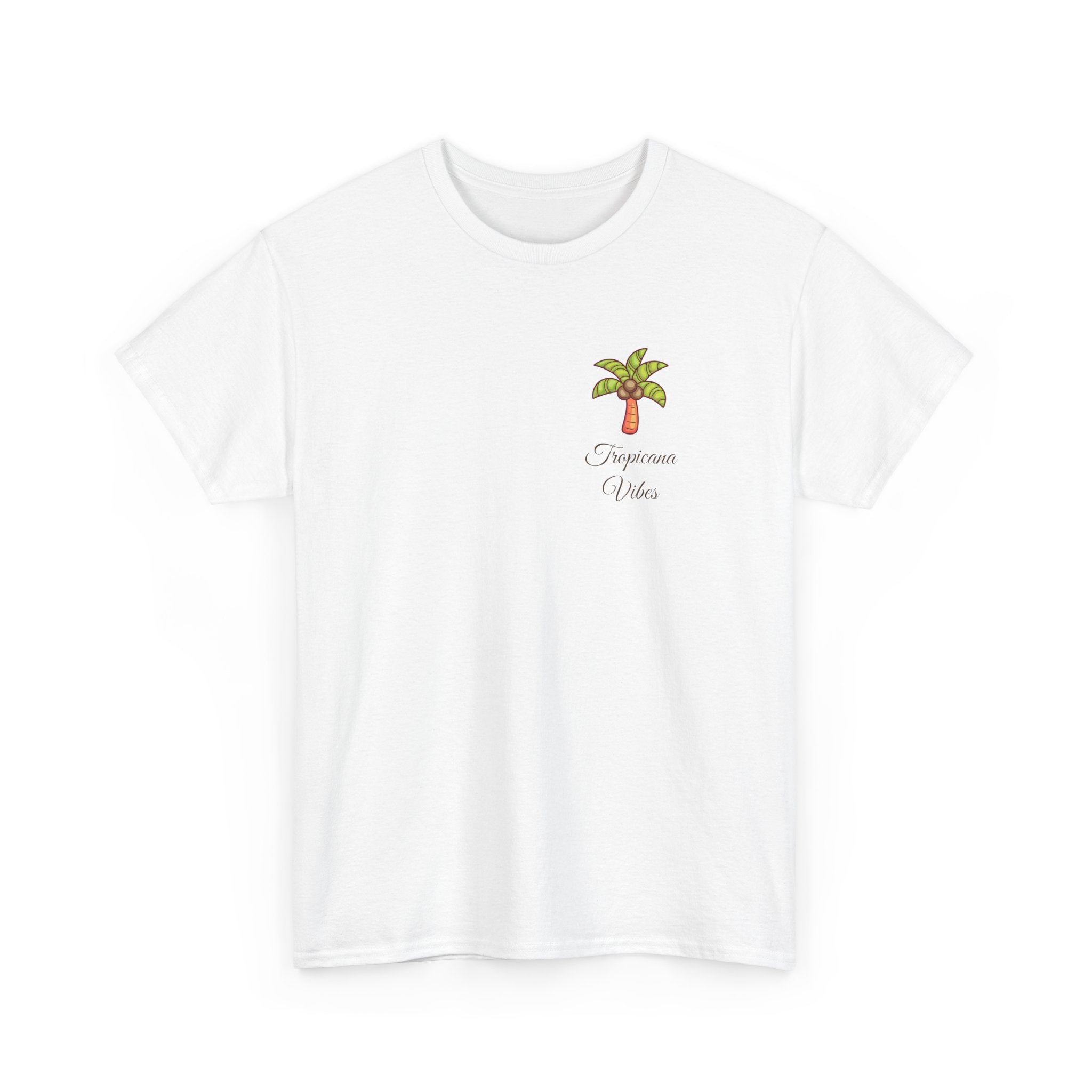 Tropicana Vibes T-Shirt — Tropical Palm Beach Graphic Tee