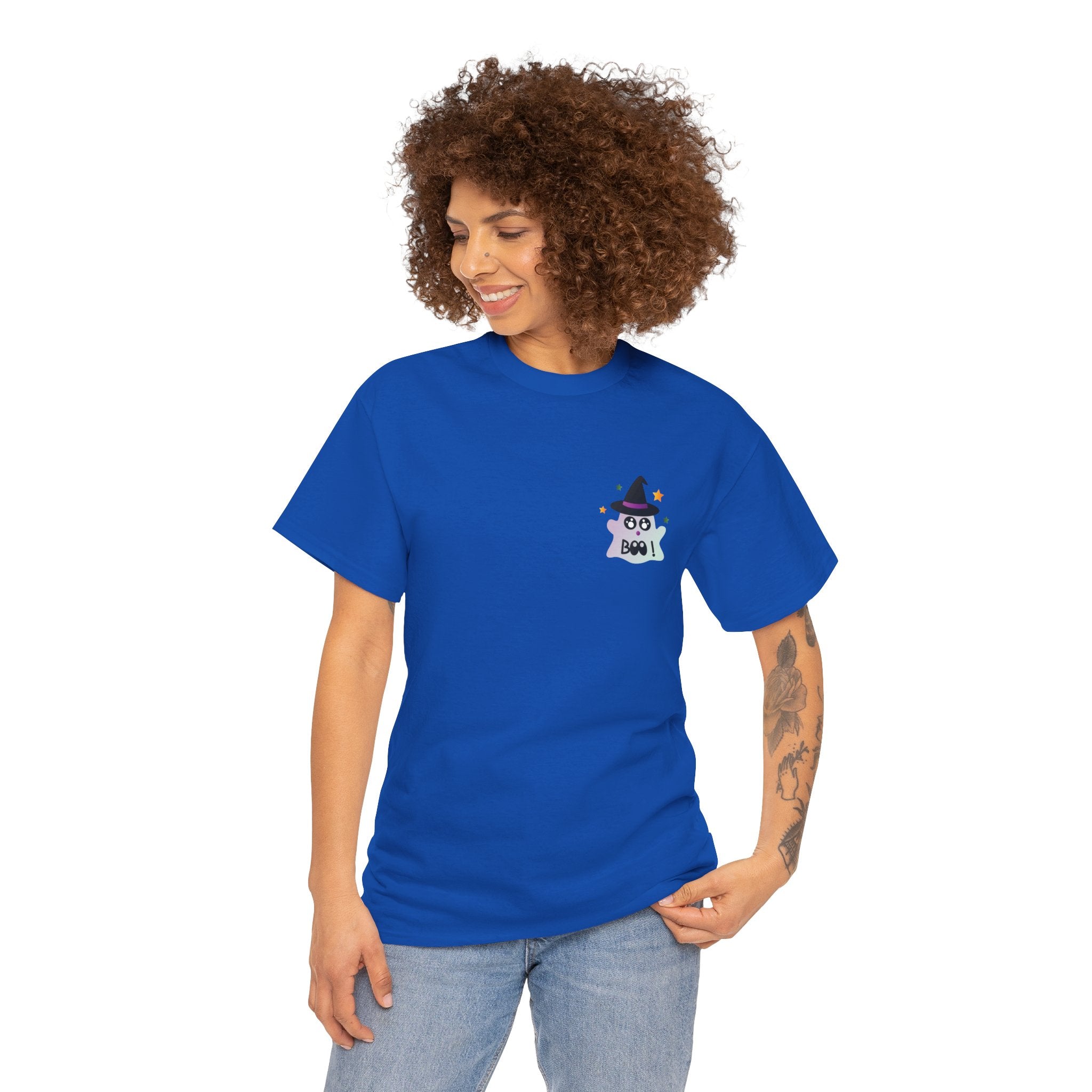 Little Ghost-Witch Unisex Heavy Cotton Tee