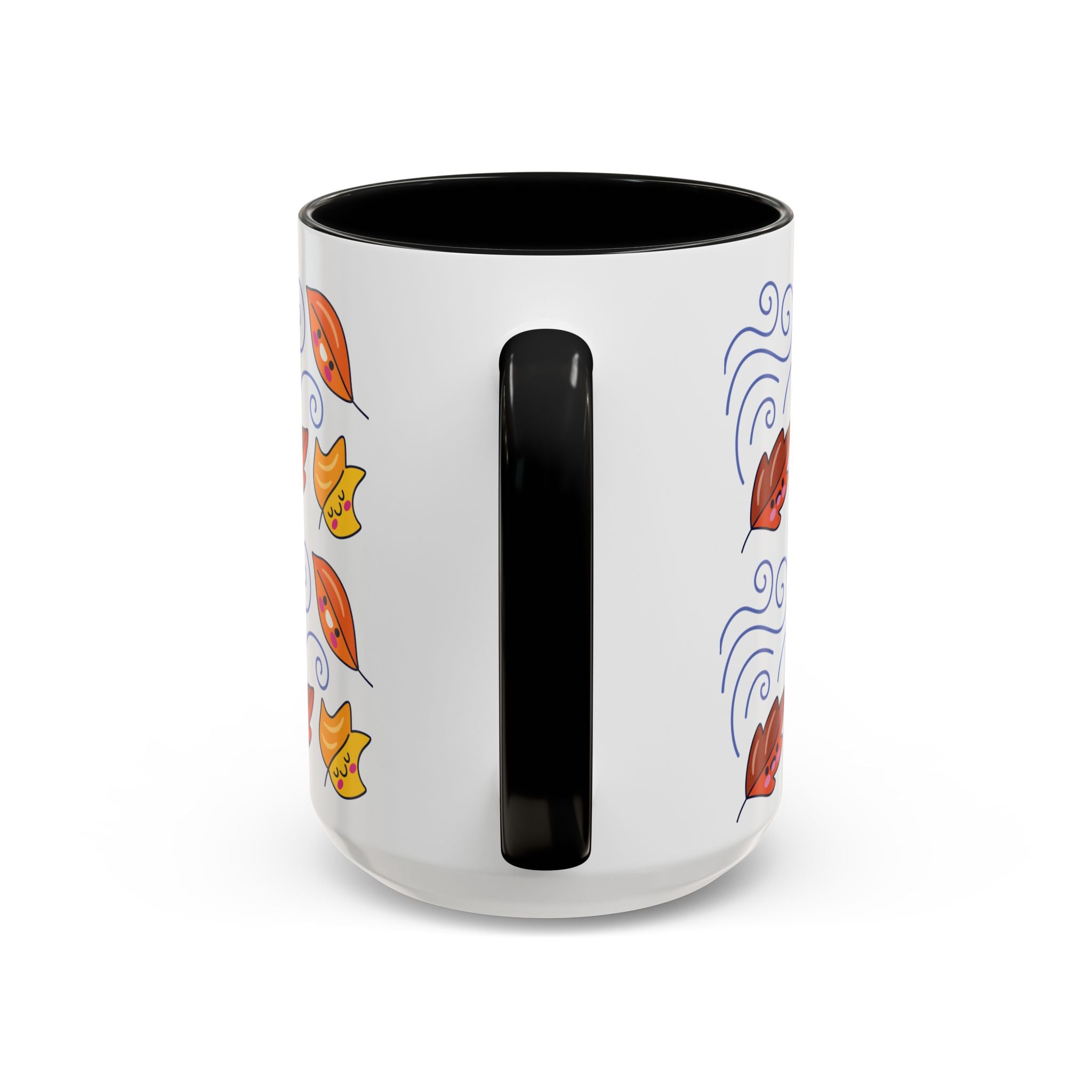 Leaves and Wind Accent Coffee Mug (11, 15oz)