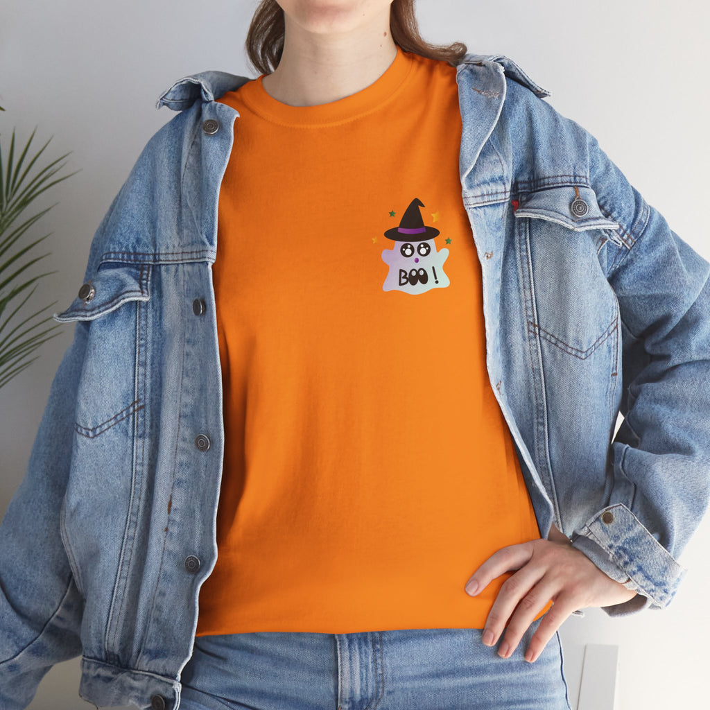 Little Ghost-Witch Unisex Heavy Cotton Tee
