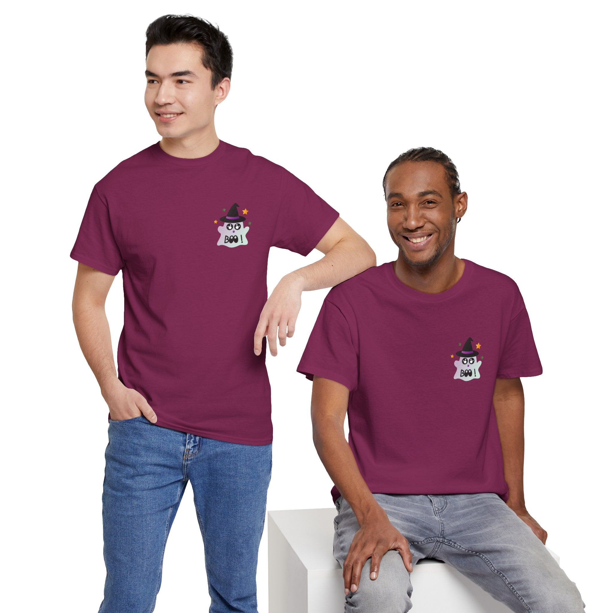 Little Ghost-Witch Unisex Heavy Cotton Tee