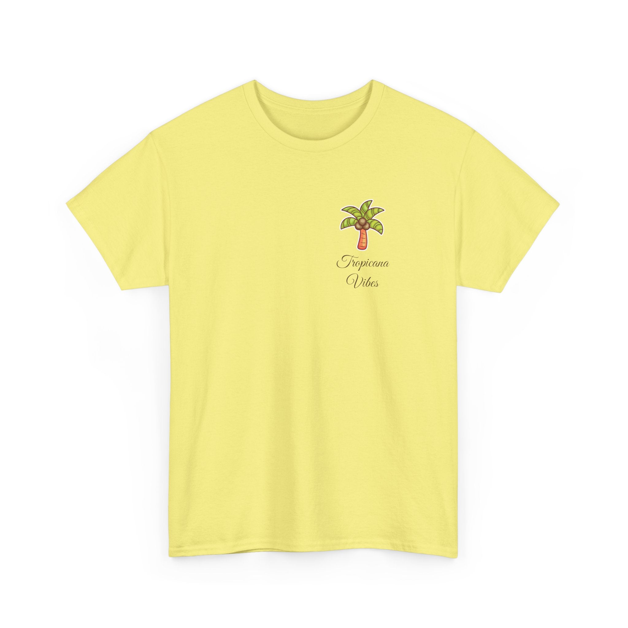 Tropicana Vibes T-Shirt — Tropical Palm Beach Graphic Tee