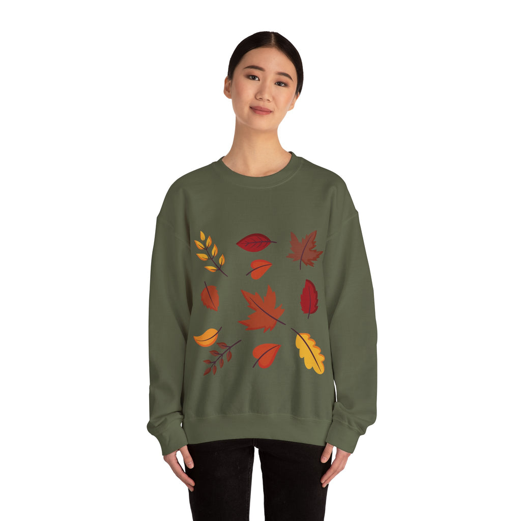 Autumn Leaves Unisex Heavy Blend™ Crewneck Sweatshirt