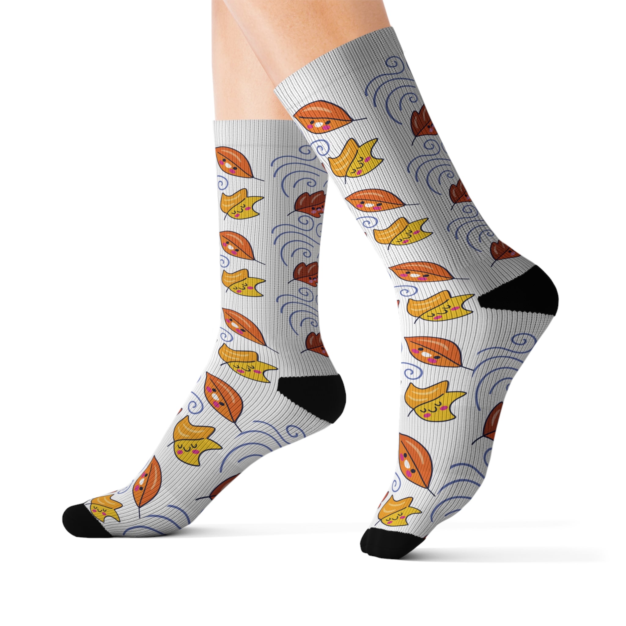 Leaves and Wind Sublimation Socks