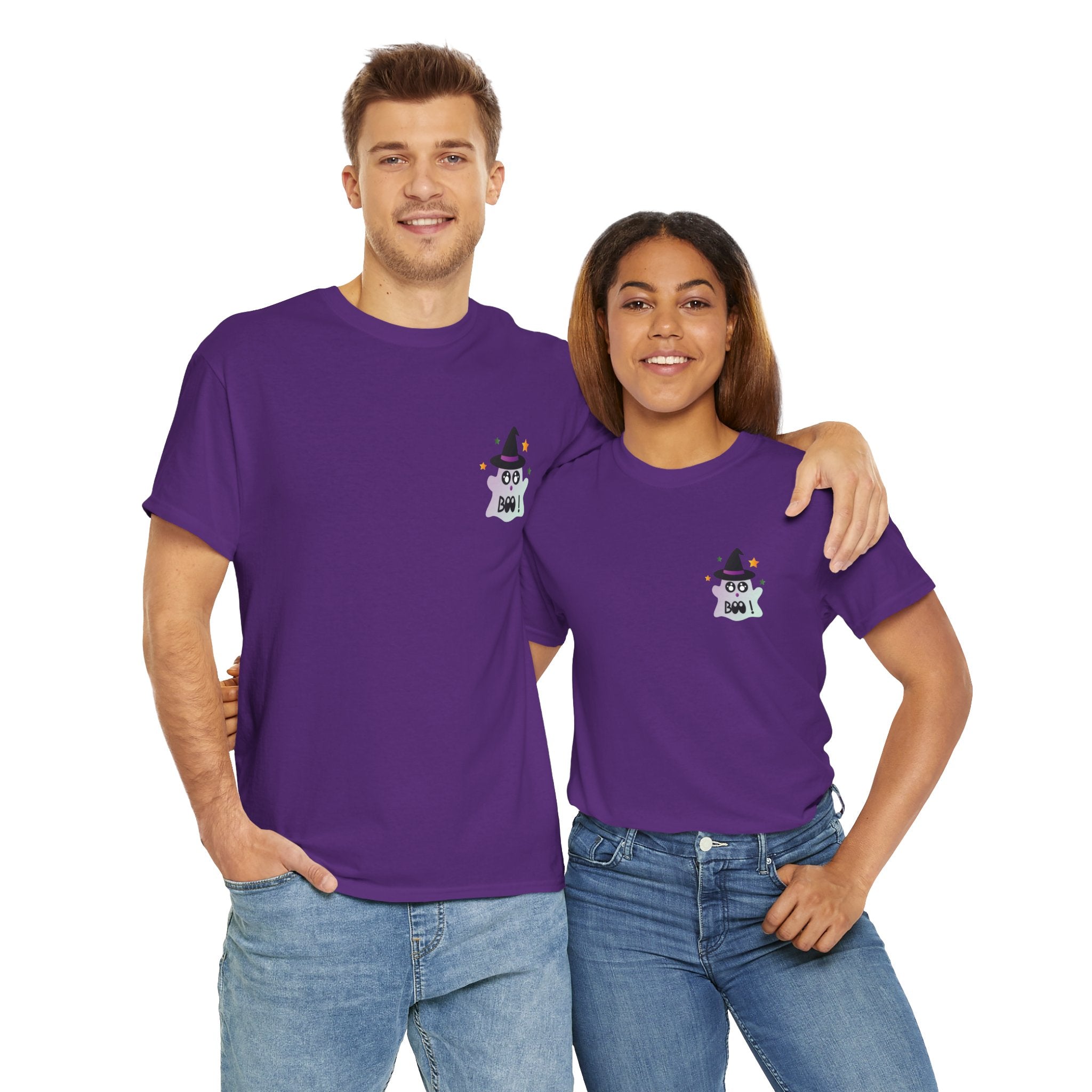 Little Ghost-Witch Unisex Heavy Cotton Tee
