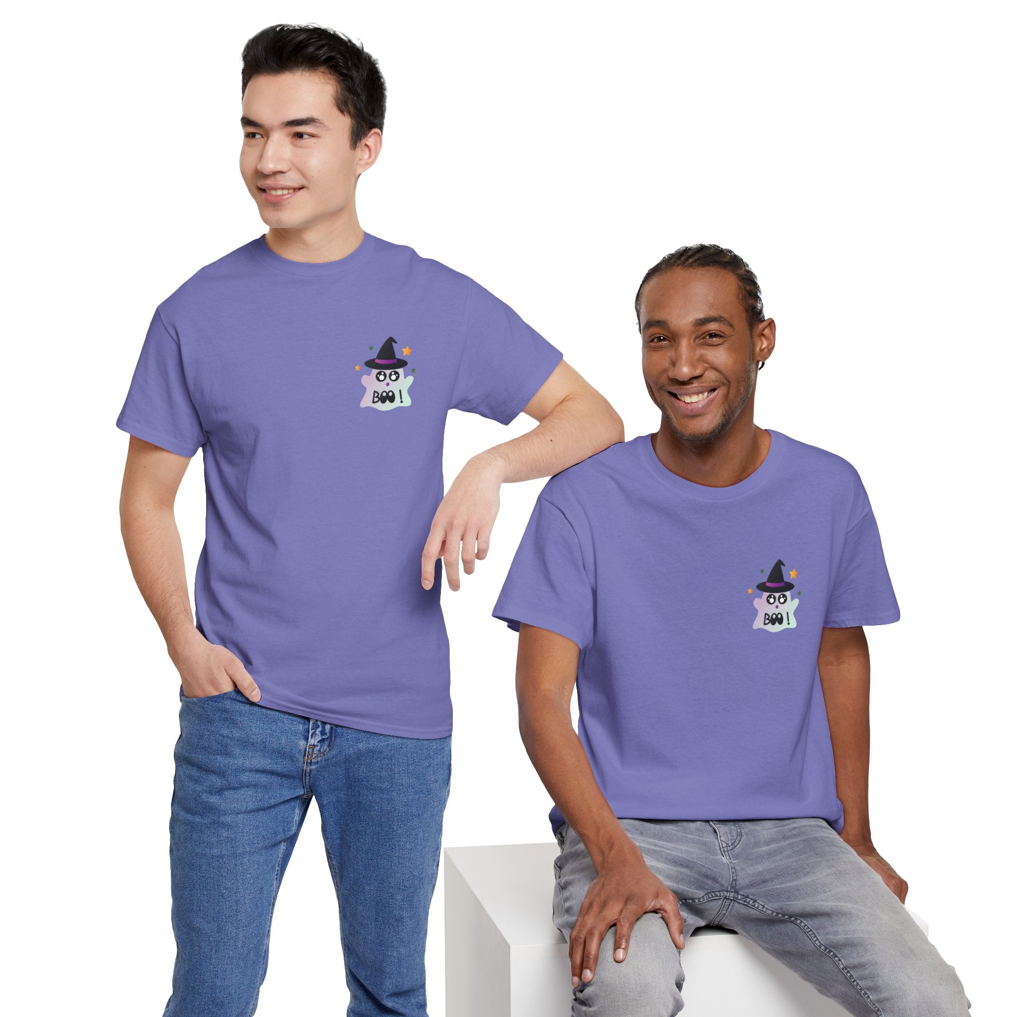 Little Ghost-Witch Unisex Heavy Cotton Tee