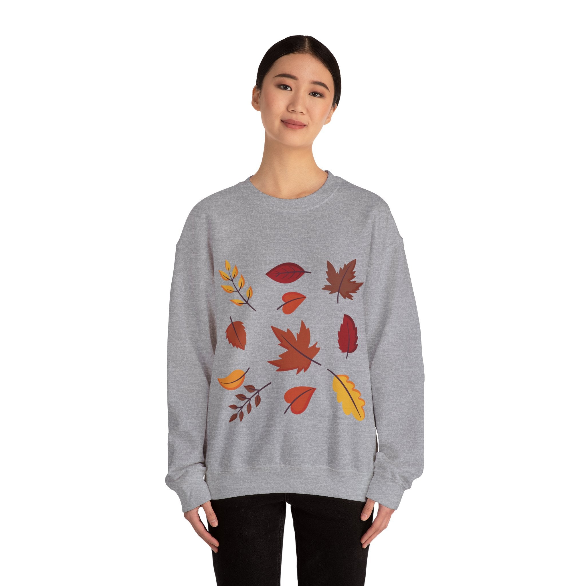 Autumn Leaves Unisex Heavy Blend™ Crewneck Sweatshirt