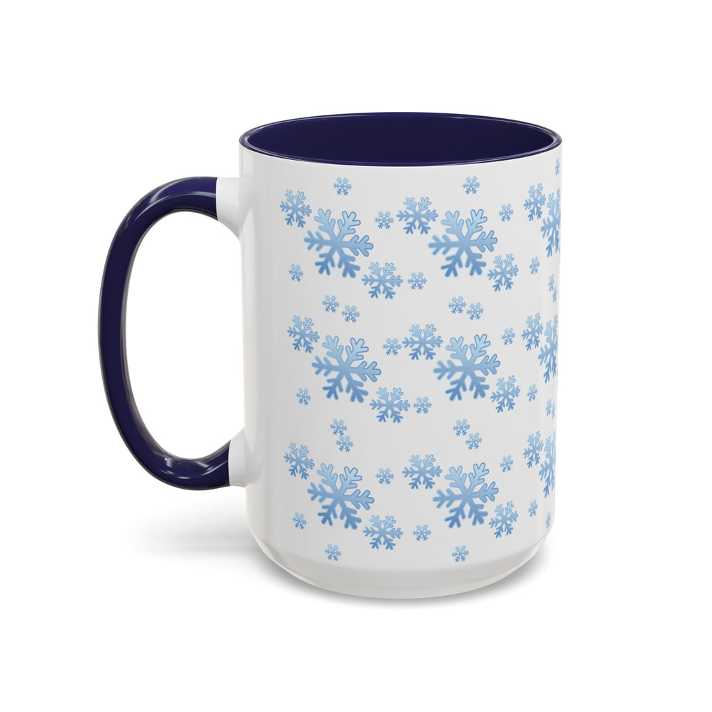 Snowflake Accent Coffee Mug , 11/15oz