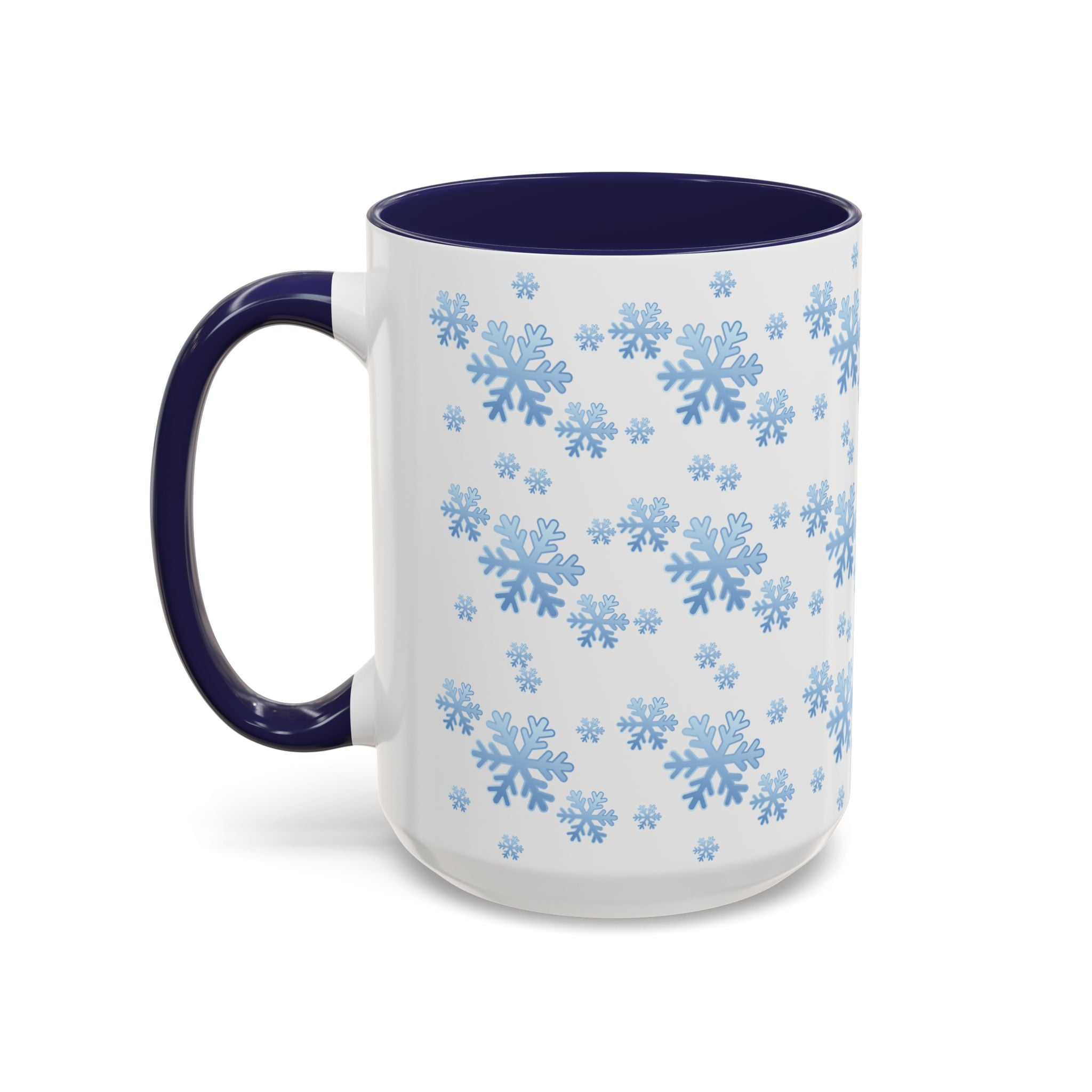 Snowflake Accent Coffee Mug , 11/15oz