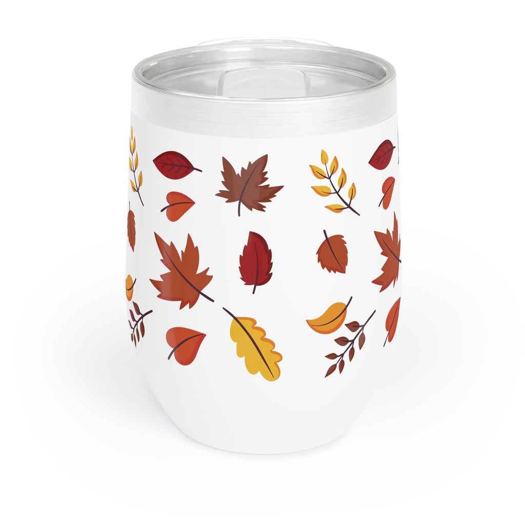 Autumn Leaves Chill Wine Tumbler