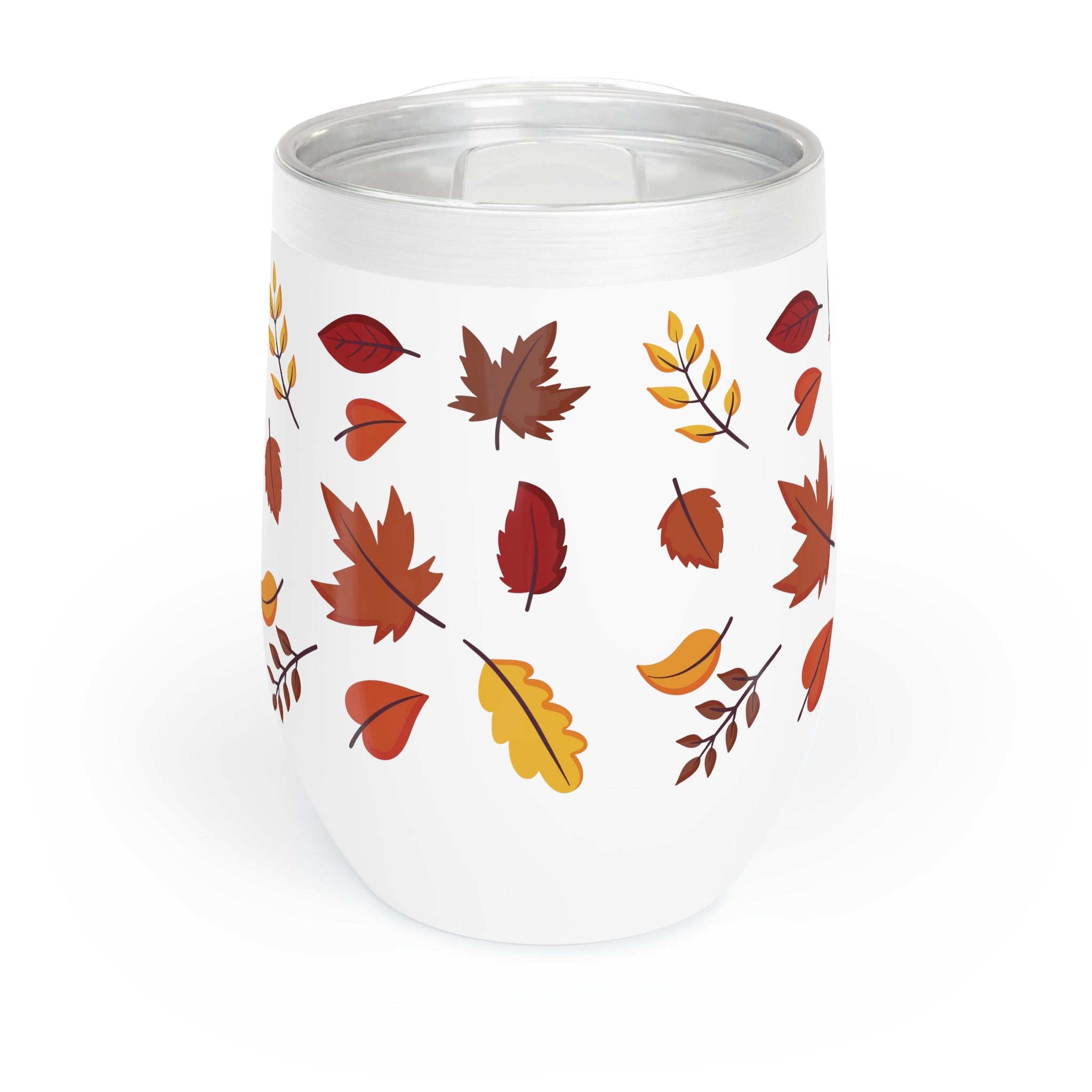 Autumn Leaves Chill Wine Tumbler